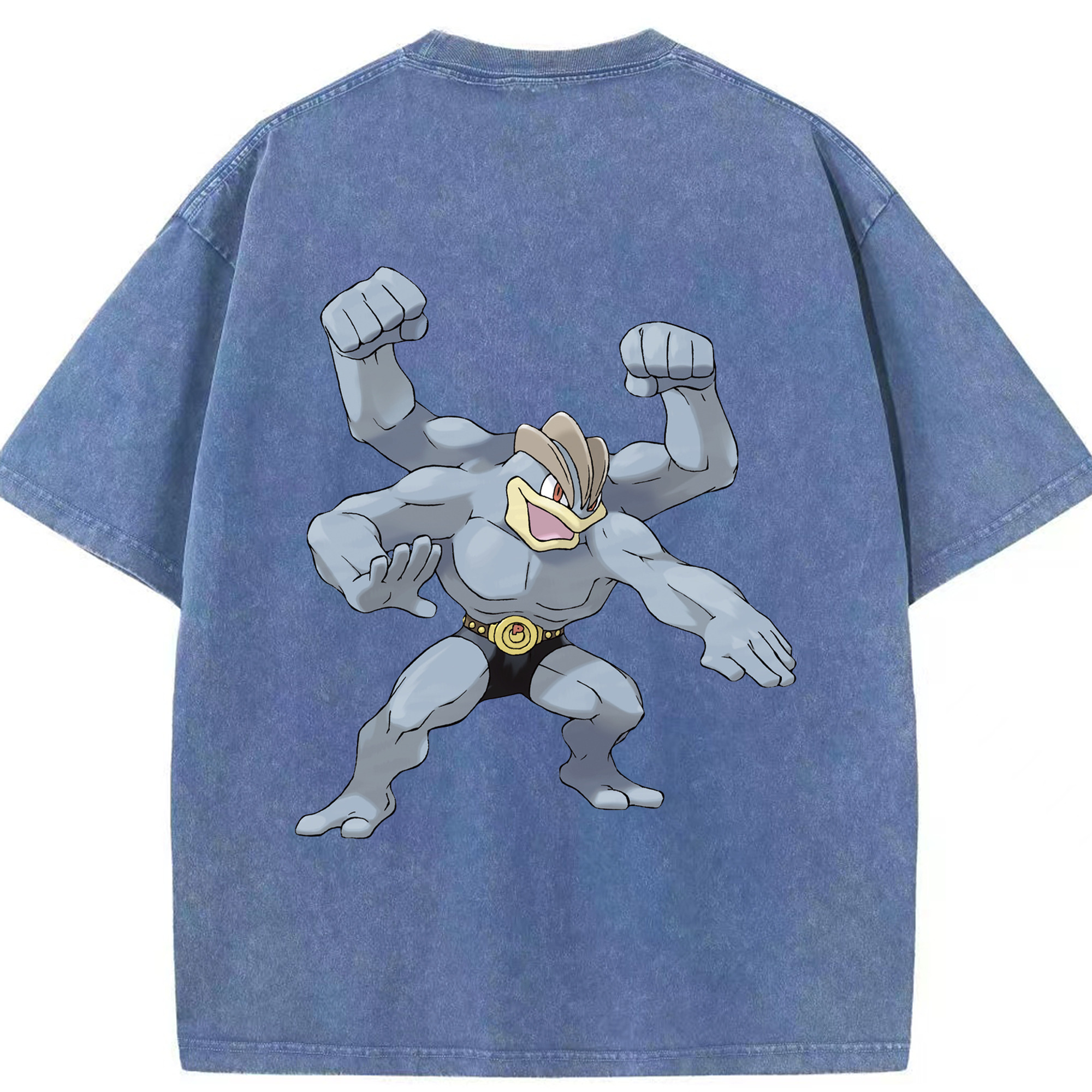 （画像用） ポケットモンスター Pokémon 綿100% ヴィンテージ風 半袖Tシャツ（背面プリント）