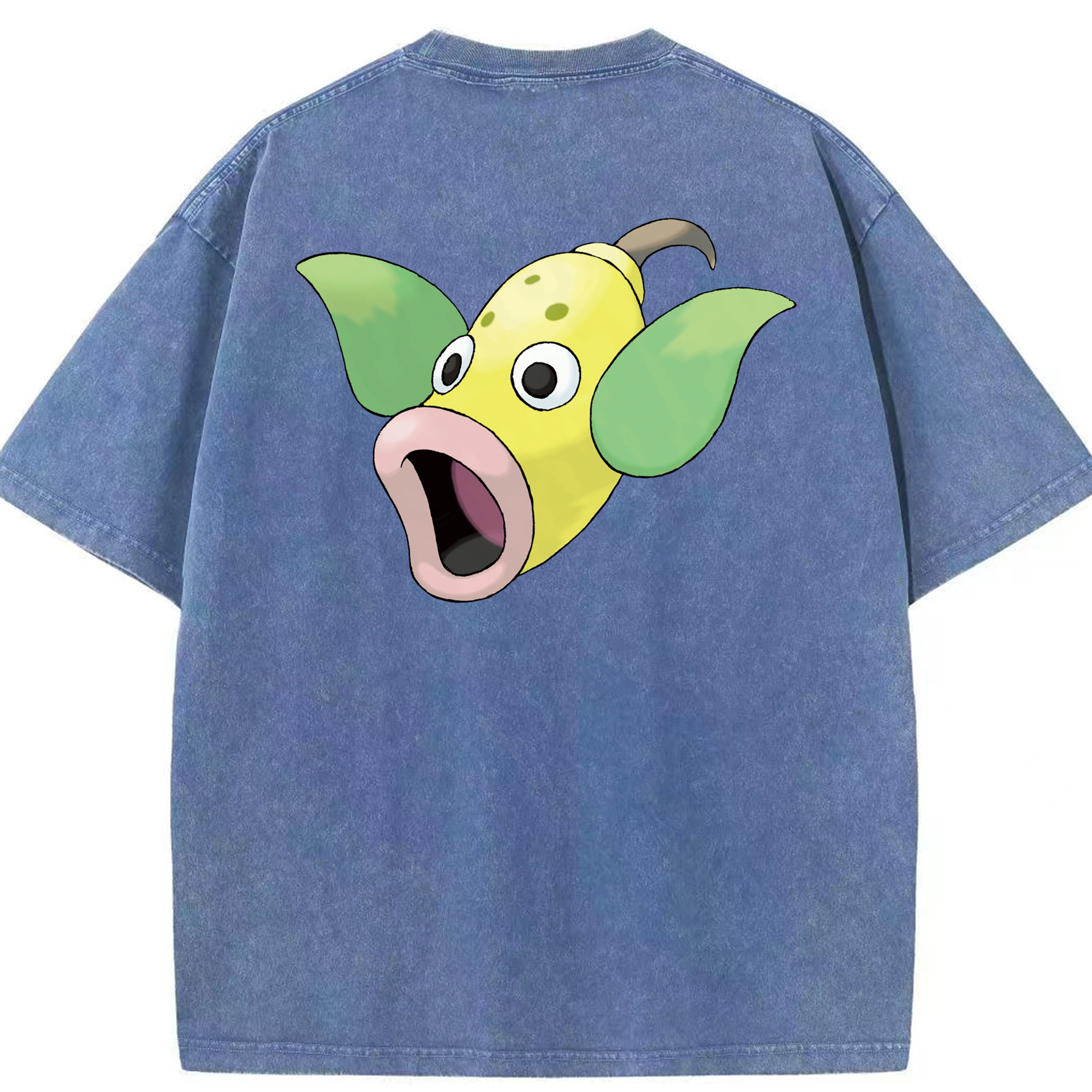 （画像用） ポケットモンスター Pokémon 綿100% ヴィンテージ風 半袖Tシャツ（背面プリント）