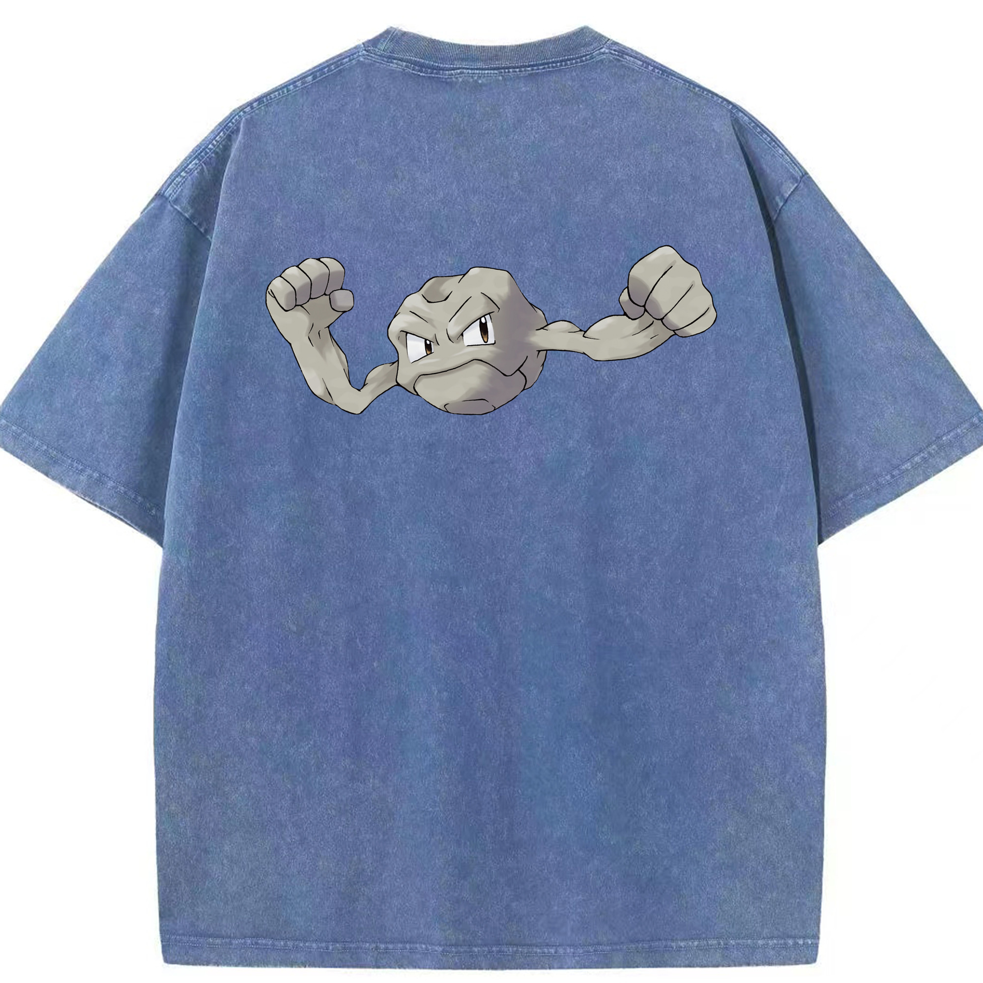 （画像用） ポケットモンスター Pokémon 綿100% ヴィンテージ風 半袖Tシャツ（背面プリント）