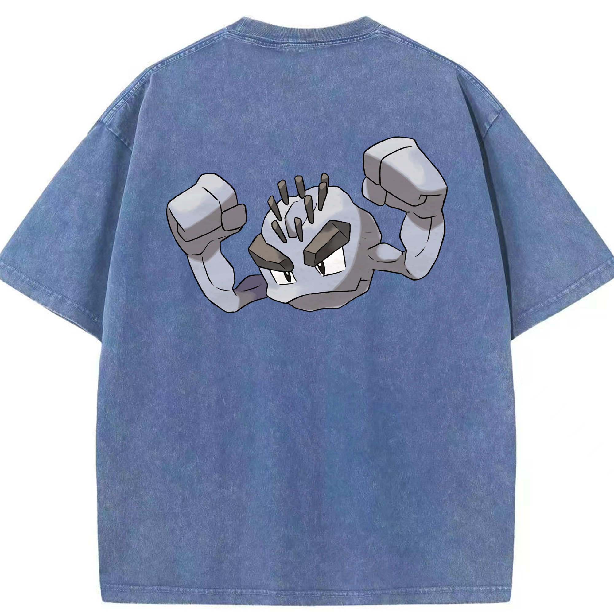 （画像用） ポケットモンスター Pokémon 綿100% ヴィンテージ風 半袖Tシャツ（背面プリント）
