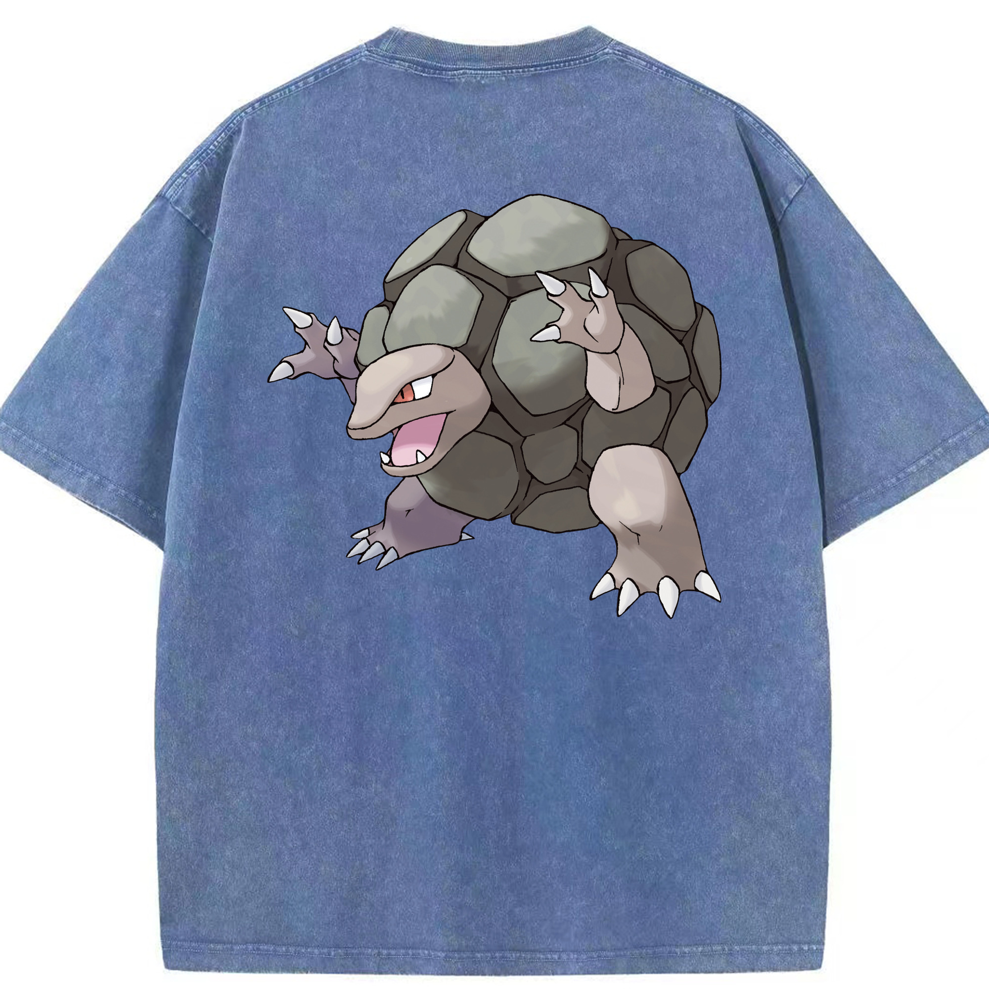 （画像用） ポケットモンスター Pokémon 綿100% ヴィンテージ風 半袖Tシャツ（背面プリント）