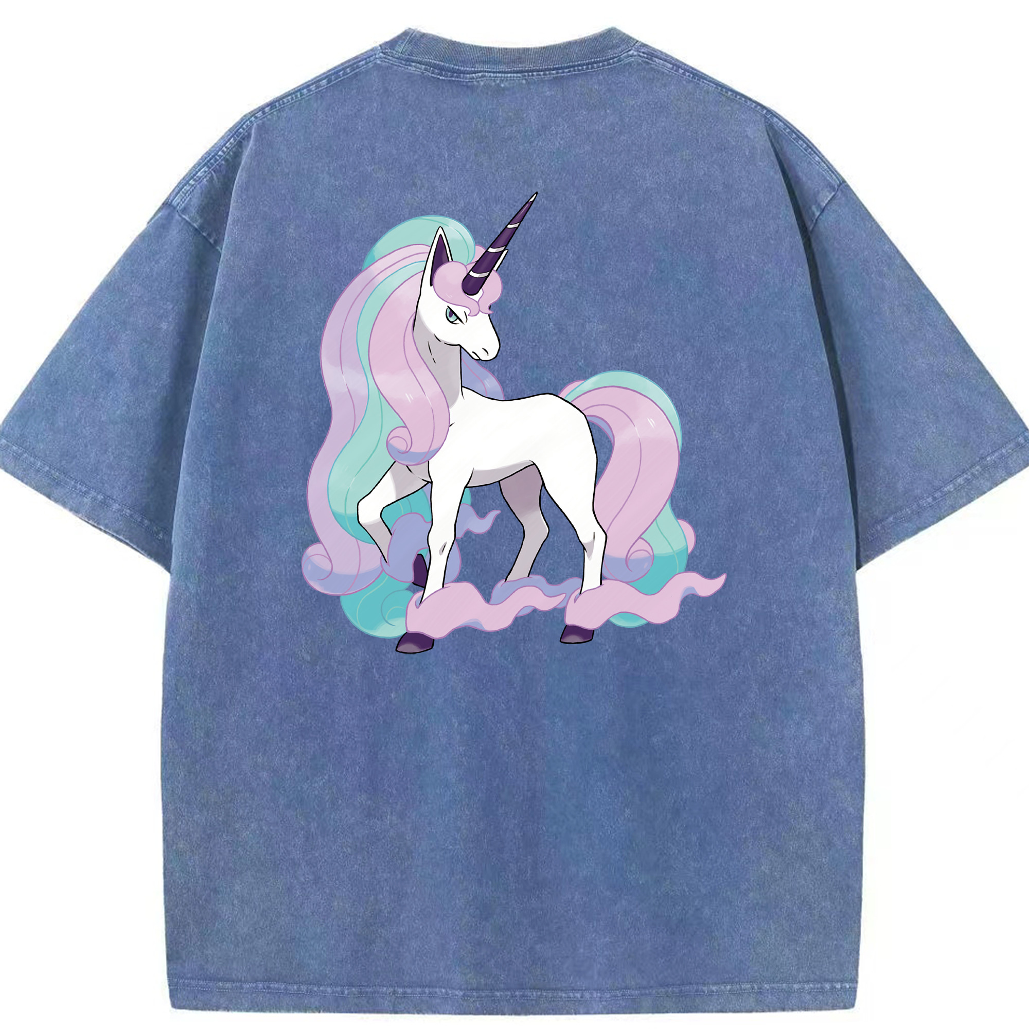 （画像用） ポケットモンスター Pokémon 綿100% ヴィンテージ風 半袖Tシャツ（背面プリント）