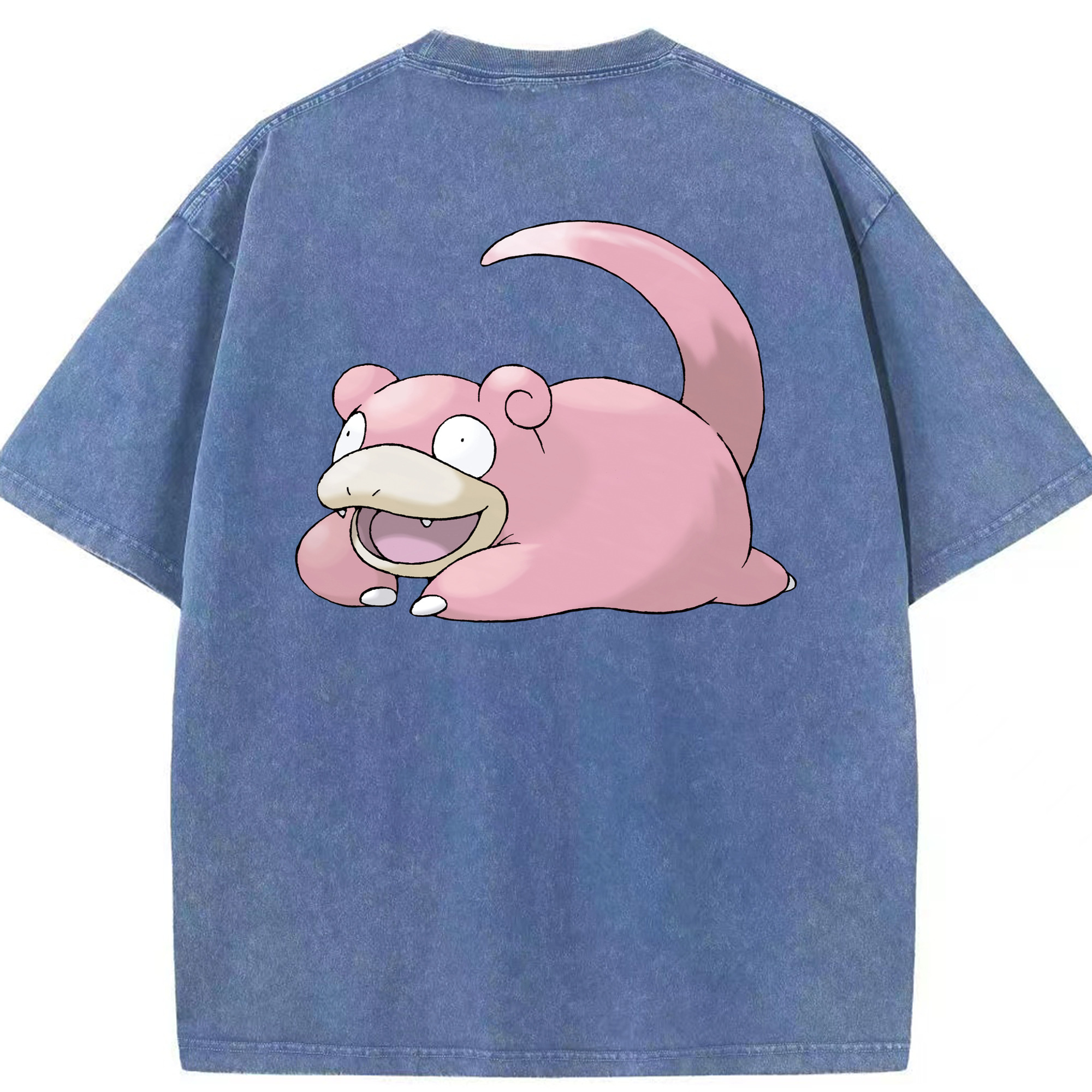 （画像用） ポケットモンスター Pokémon 綿100% ヴィンテージ風 半袖Tシャツ（背面プリント）