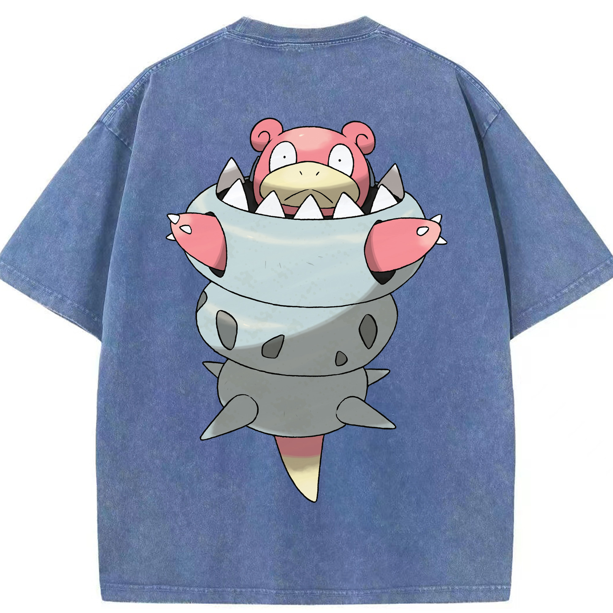 （画像用） ポケットモンスター Pokémon 綿100% ヴィンテージ風 半袖Tシャツ（背面プリント）
