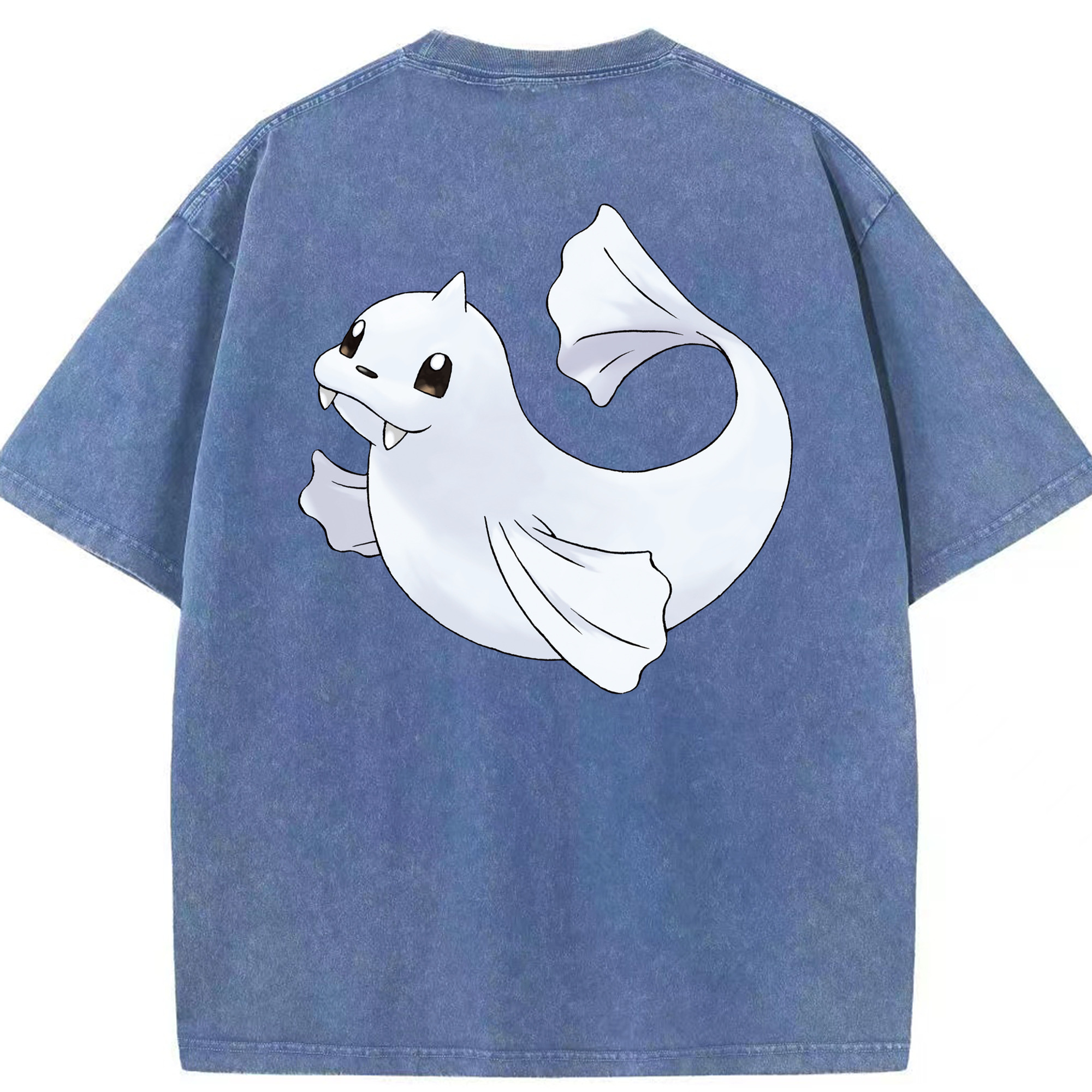 （画像用） ポケットモンスター Pokémon 綿100% ヴィンテージ風 半袖Tシャツ（背面プリント）