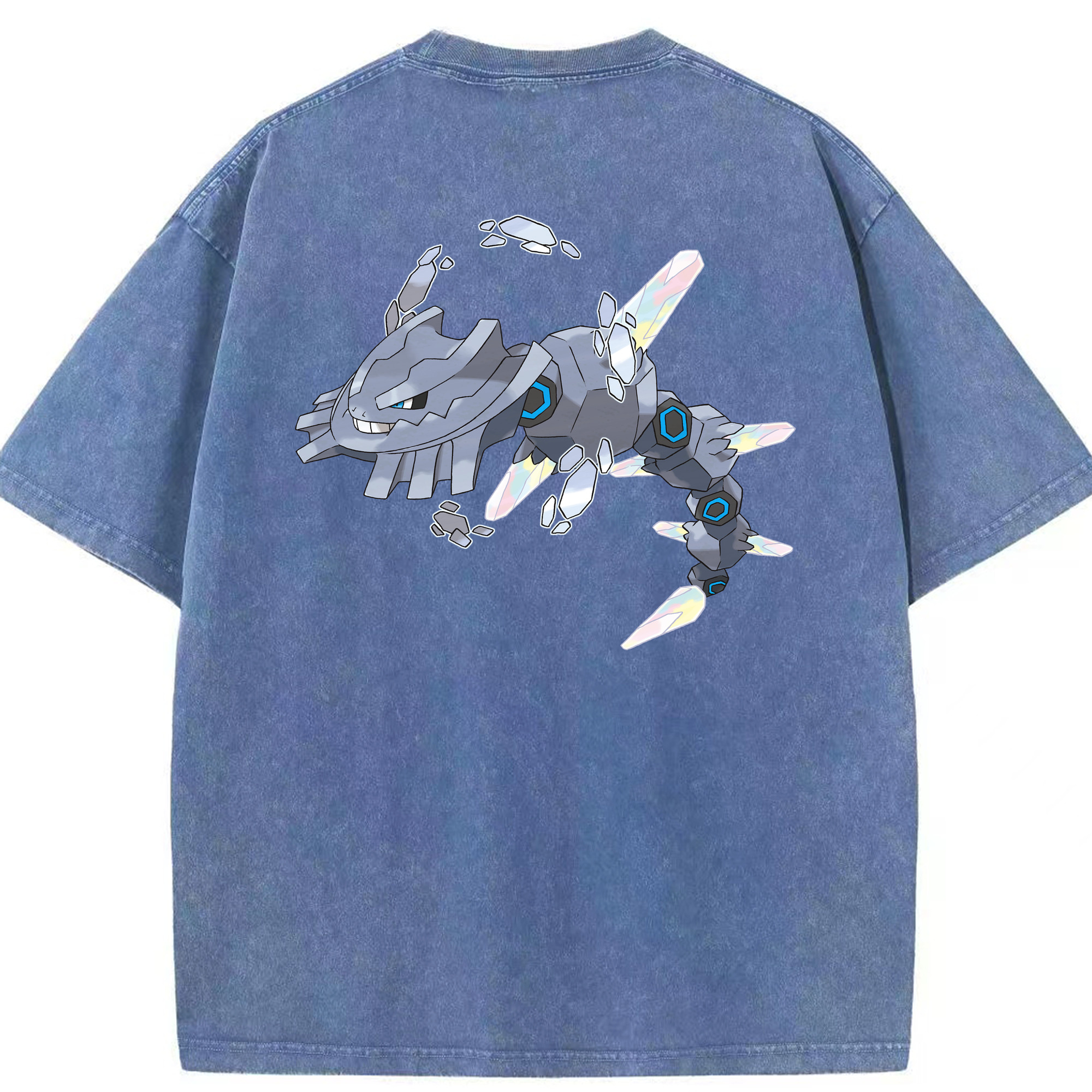（画像用） ポケットモンスター Pokémon 綿100% ヴィンテージ風 半袖Tシャツ（背面プリント）