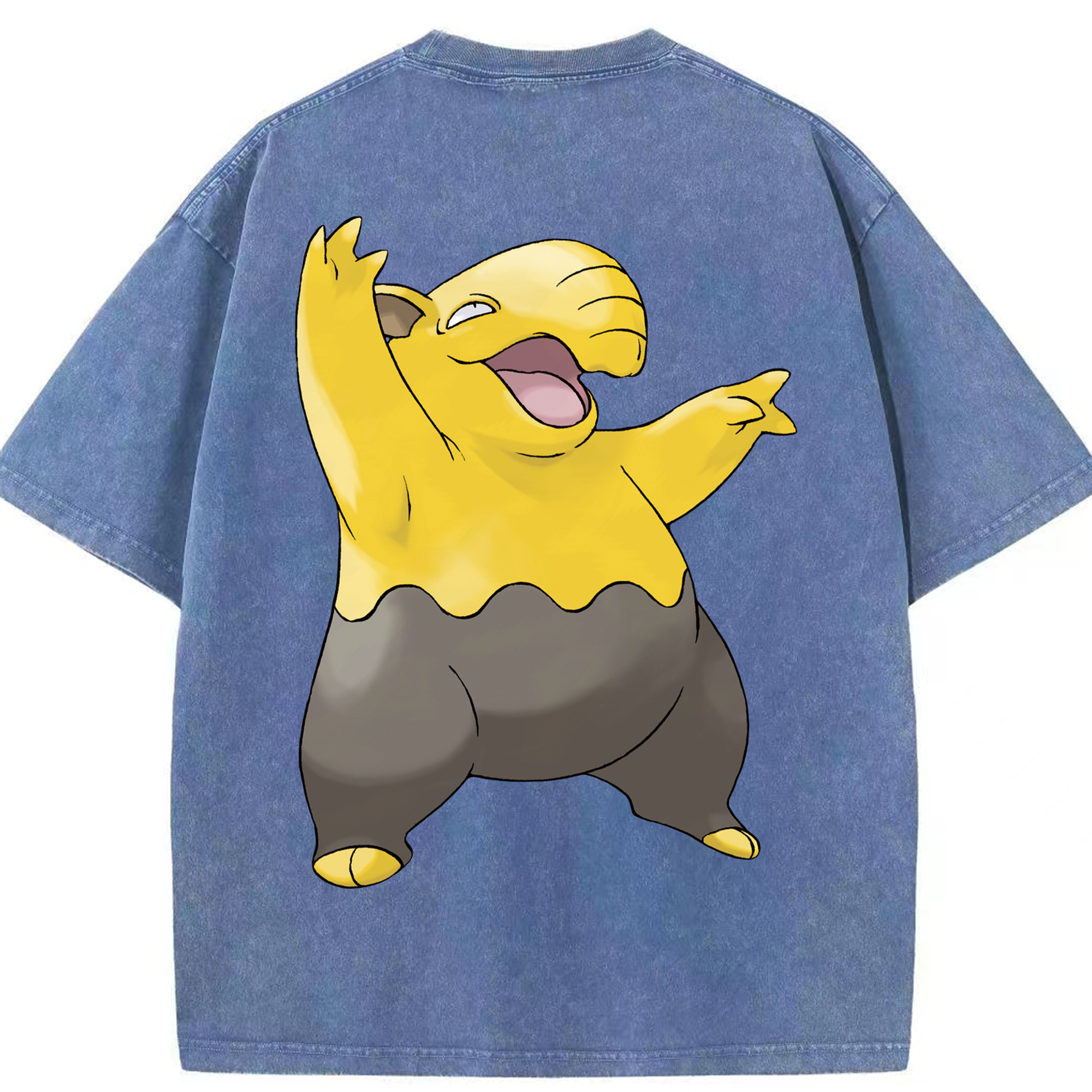 （画像用） ポケットモンスター Pokémon 綿100% ヴィンテージ風 半袖Tシャツ（背面プリント）