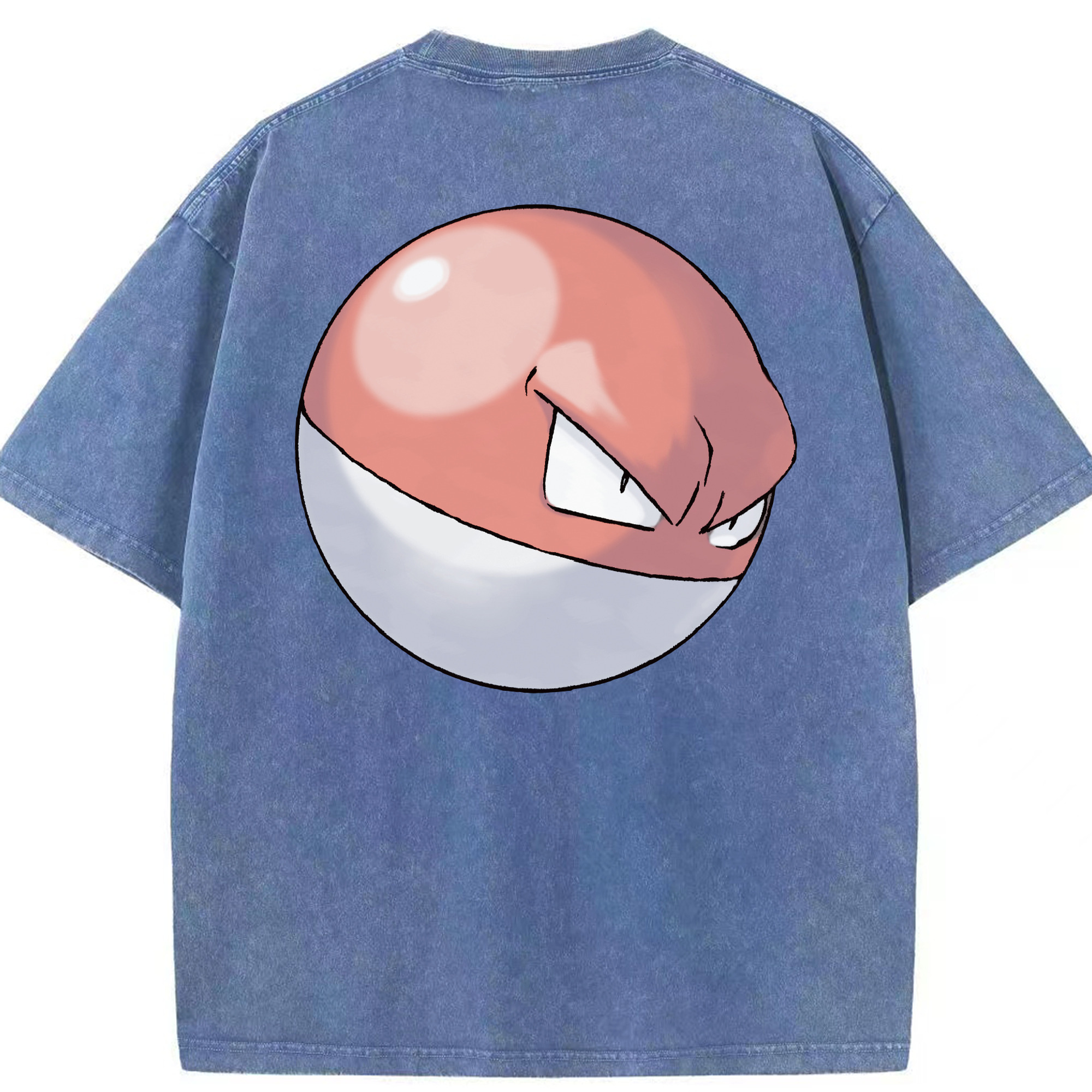（画像用） ポケットモンスター Pokémon 綿100% ヴィンテージ風 半袖Tシャツ（背面プリント）