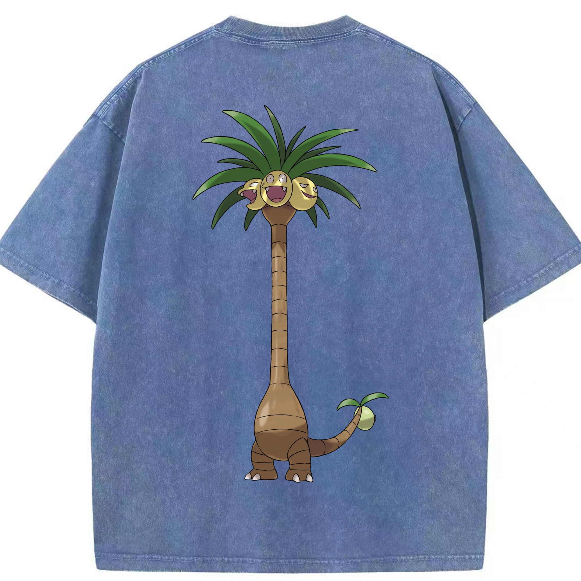 （画像用） ポケットモンスター Pokémon 綿100% ヴィンテージ風 半袖Tシャツ（背面プリント）