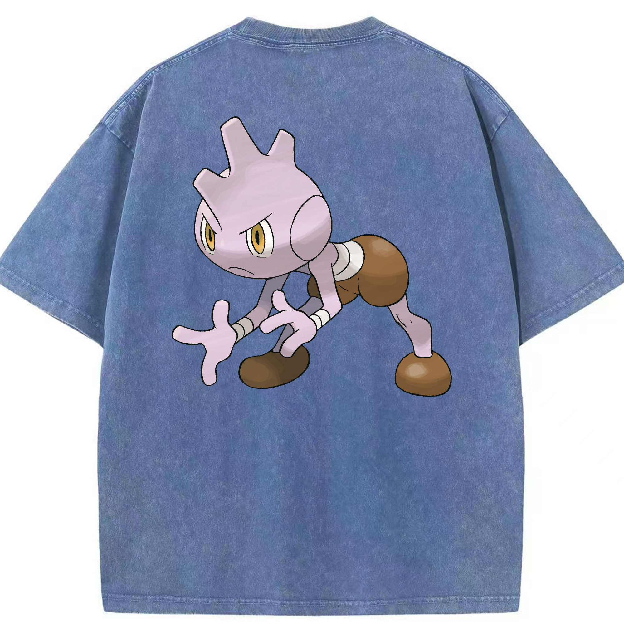 （画像用） ポケットモンスター Pokémon 綿100% ヴィンテージ風 半袖Tシャツ（背面プリント）