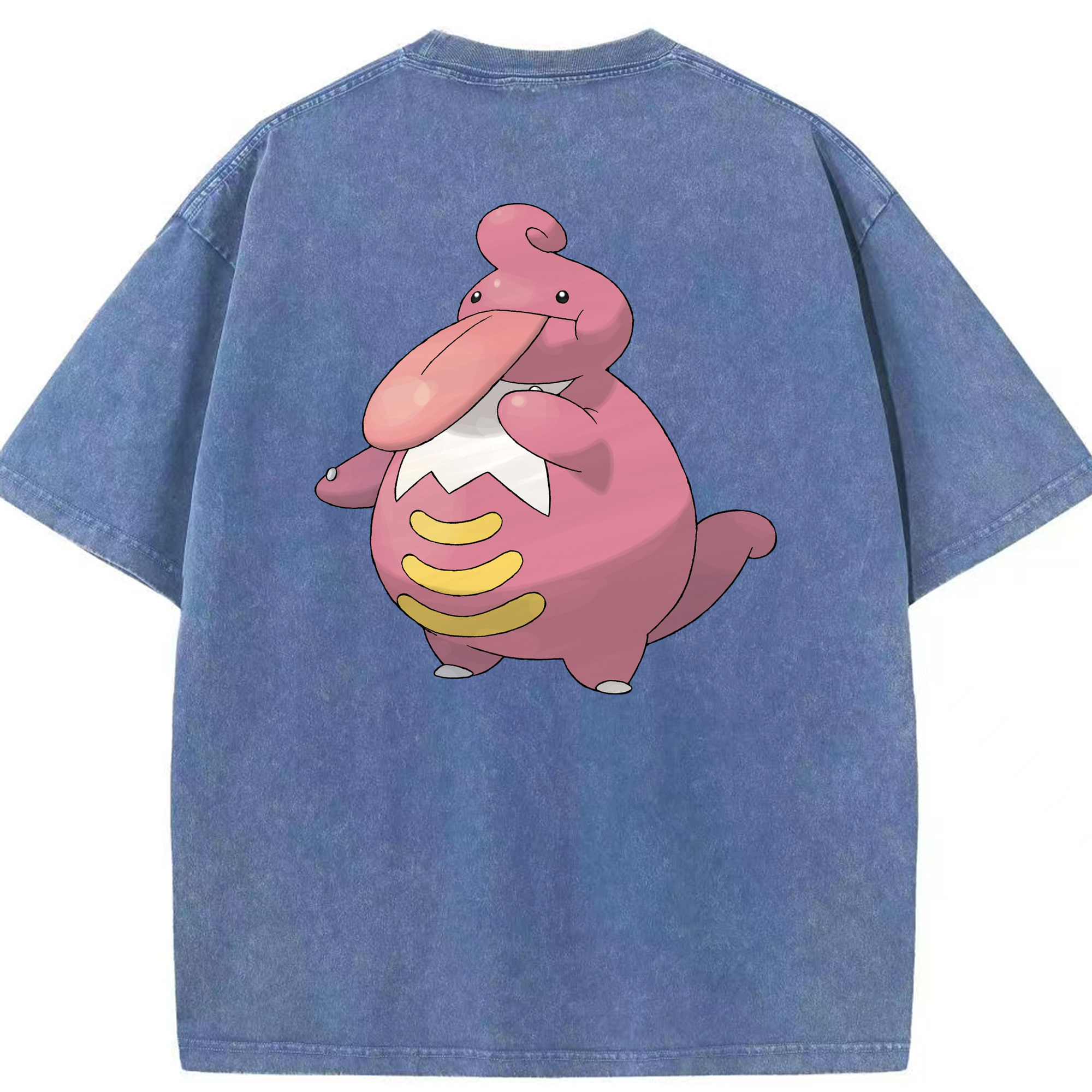 （画像用） ポケットモンスター Pokémon 綿100% ヴィンテージ風 半袖Tシャツ（背面プリント）