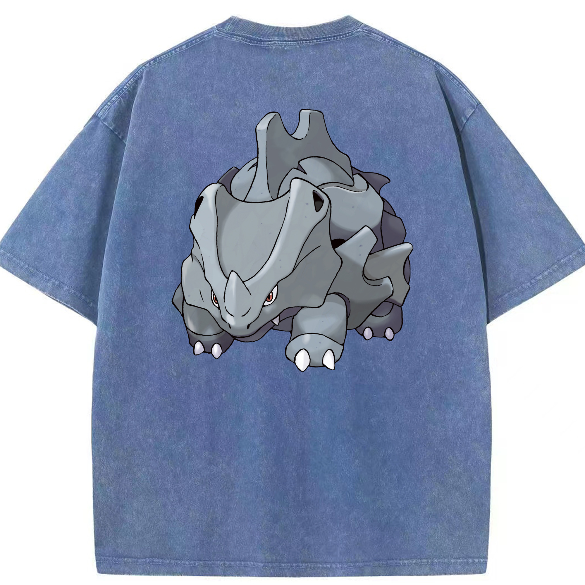 （画像用） ポケットモンスター Pokémon 綿100% ヴィンテージ風 半袖Tシャツ（背面プリント）