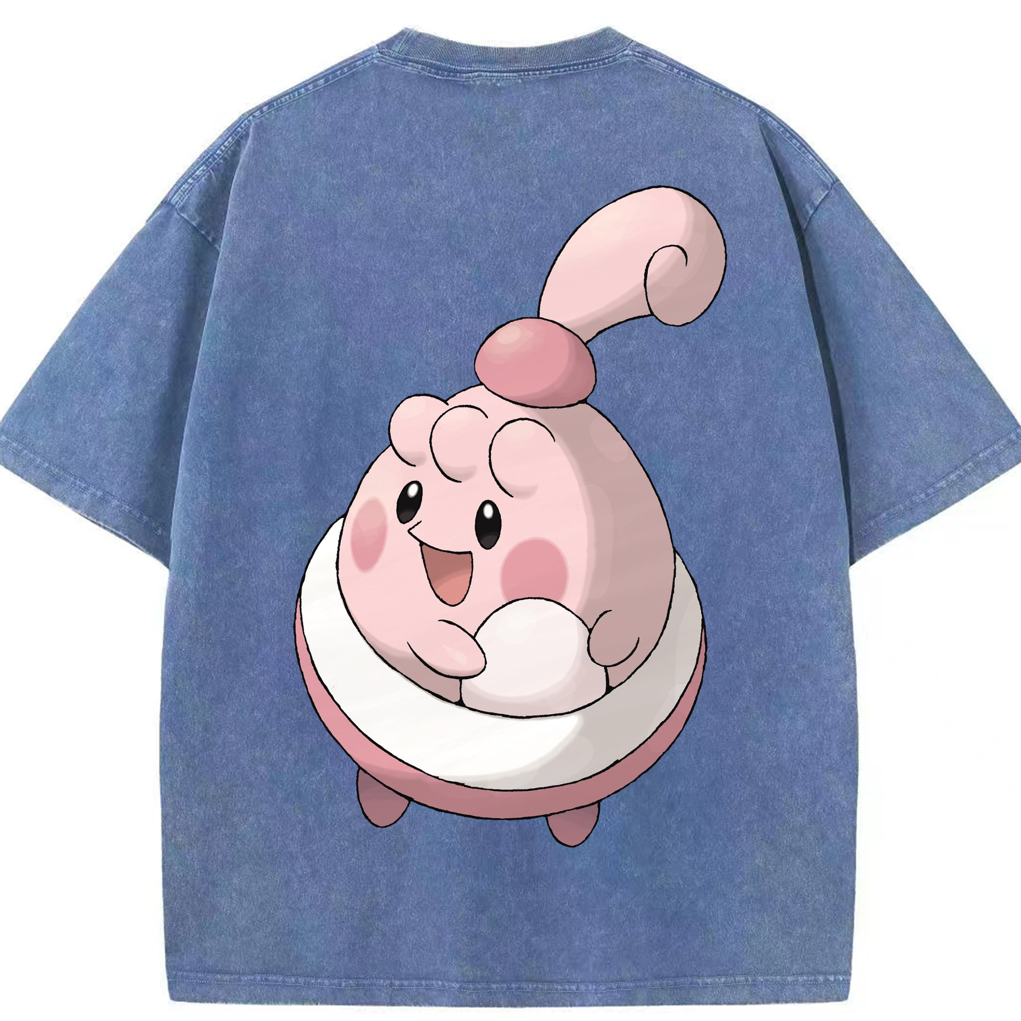 （画像用） ポケットモンスター Pokémon 綿100% ヴィンテージ風 半袖Tシャツ（背面プリント）