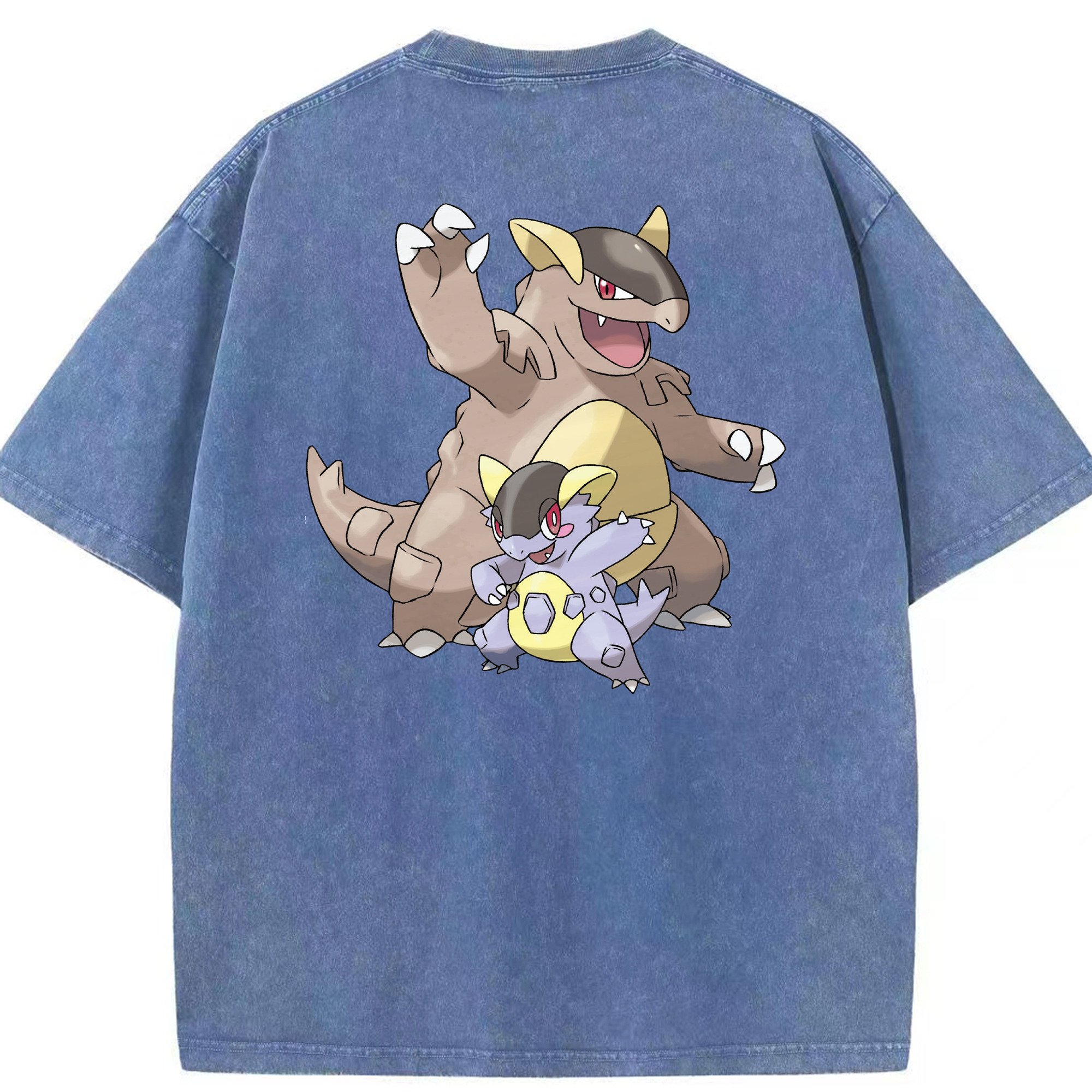 （画像用） ポケットモンスター Pokémon 綿100% ヴィンテージ風 半袖Tシャツ（背面プリント）