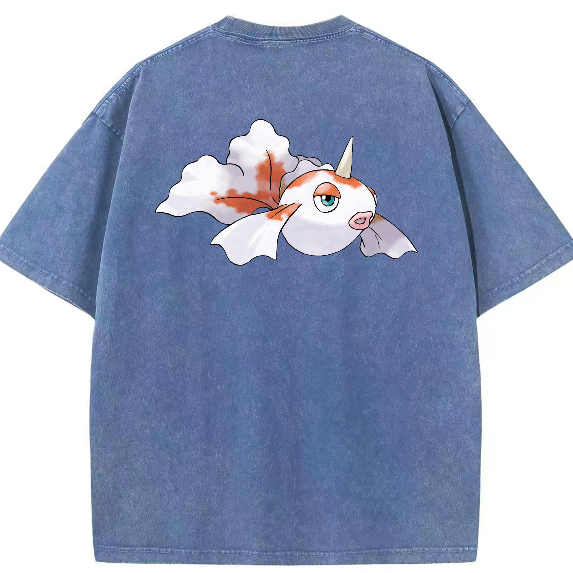（画像用） ポケットモンスター Pokémon 綿100% ヴィンテージ風 半袖Tシャツ（背面プリント）