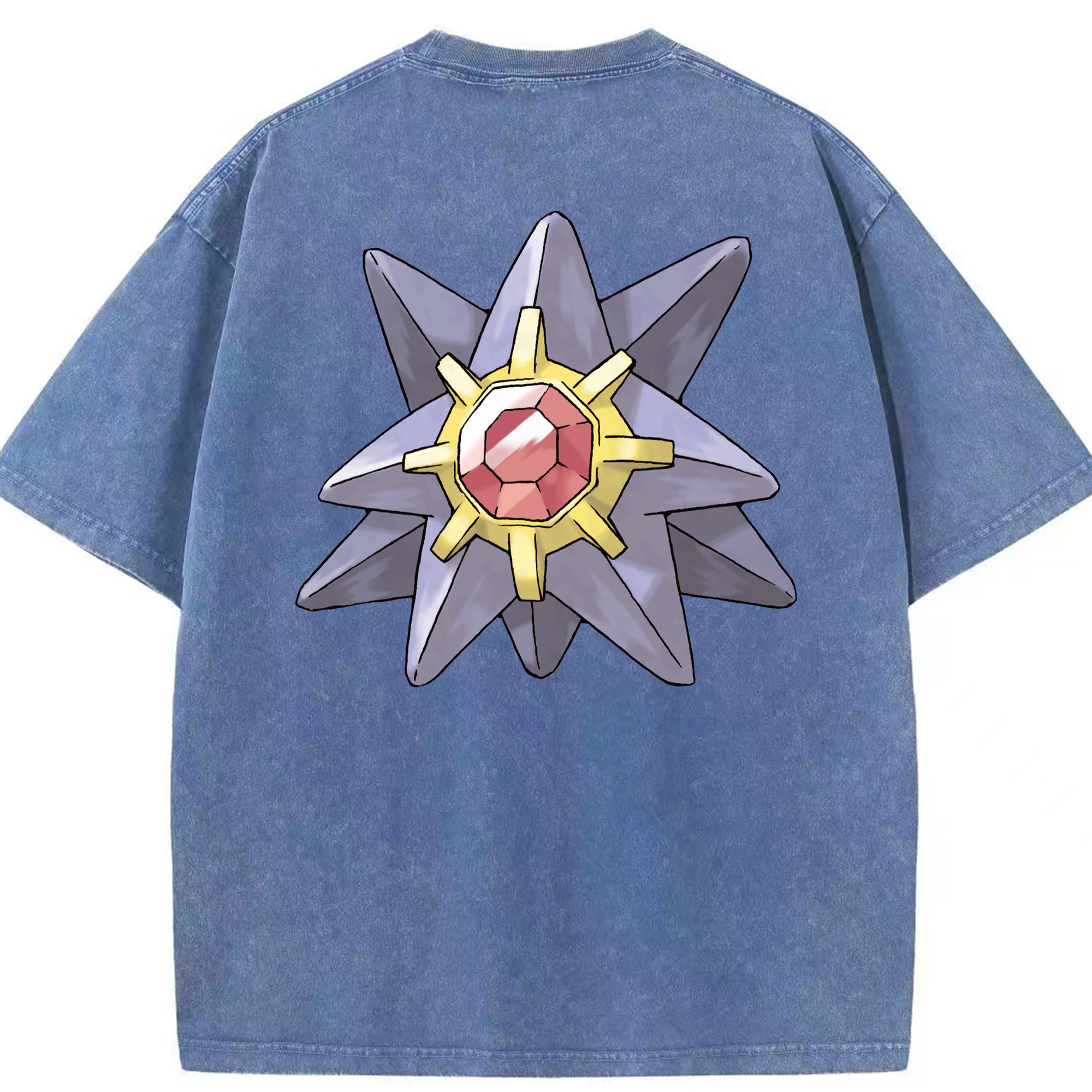 （画像用） ポケットモンスター Pokémon 綿100% ヴィンテージ風 半袖Tシャツ（背面プリント）