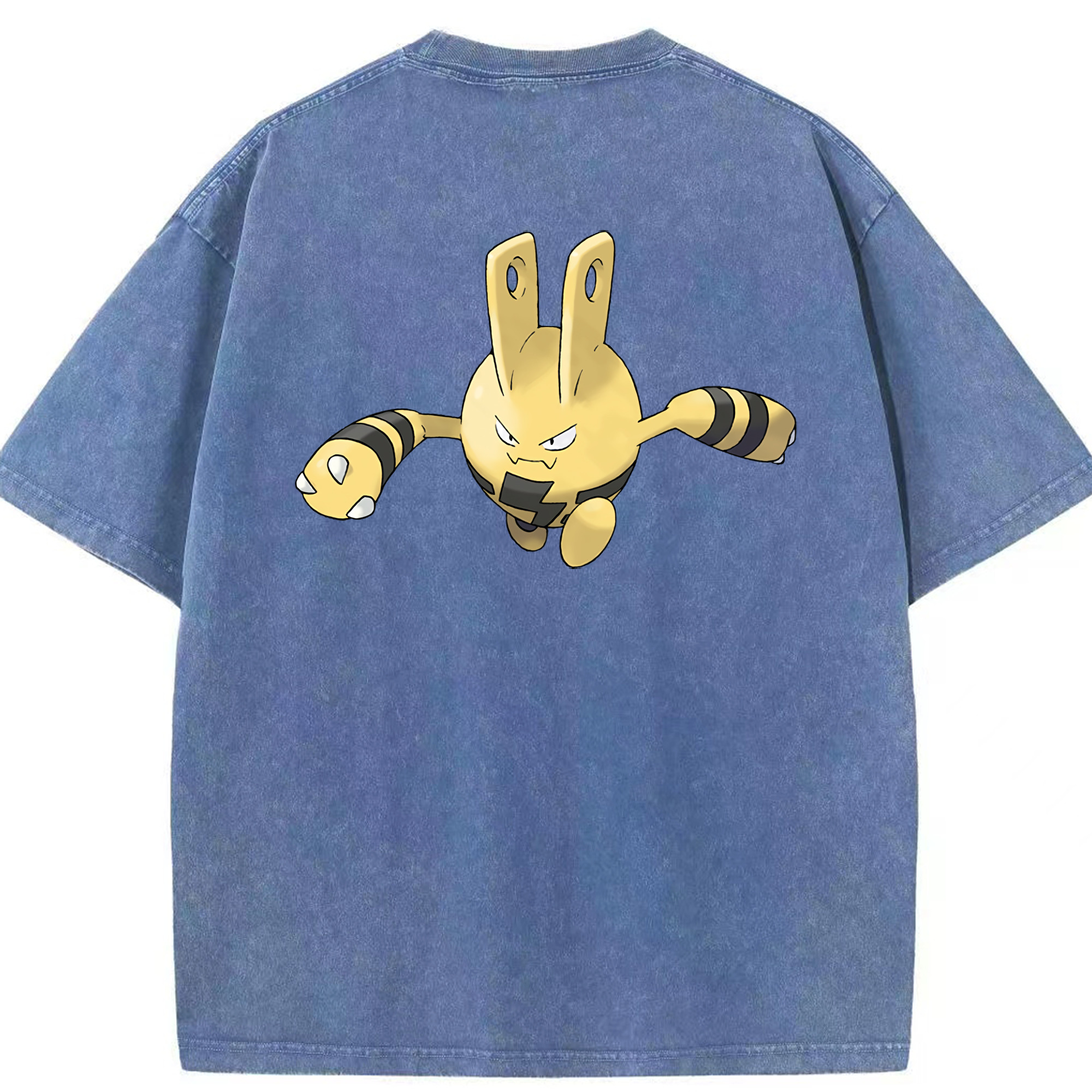 （画像用） ポケットモンスター Pokémon 綿100% ヴィンテージ風 半袖Tシャツ（背面プリント）