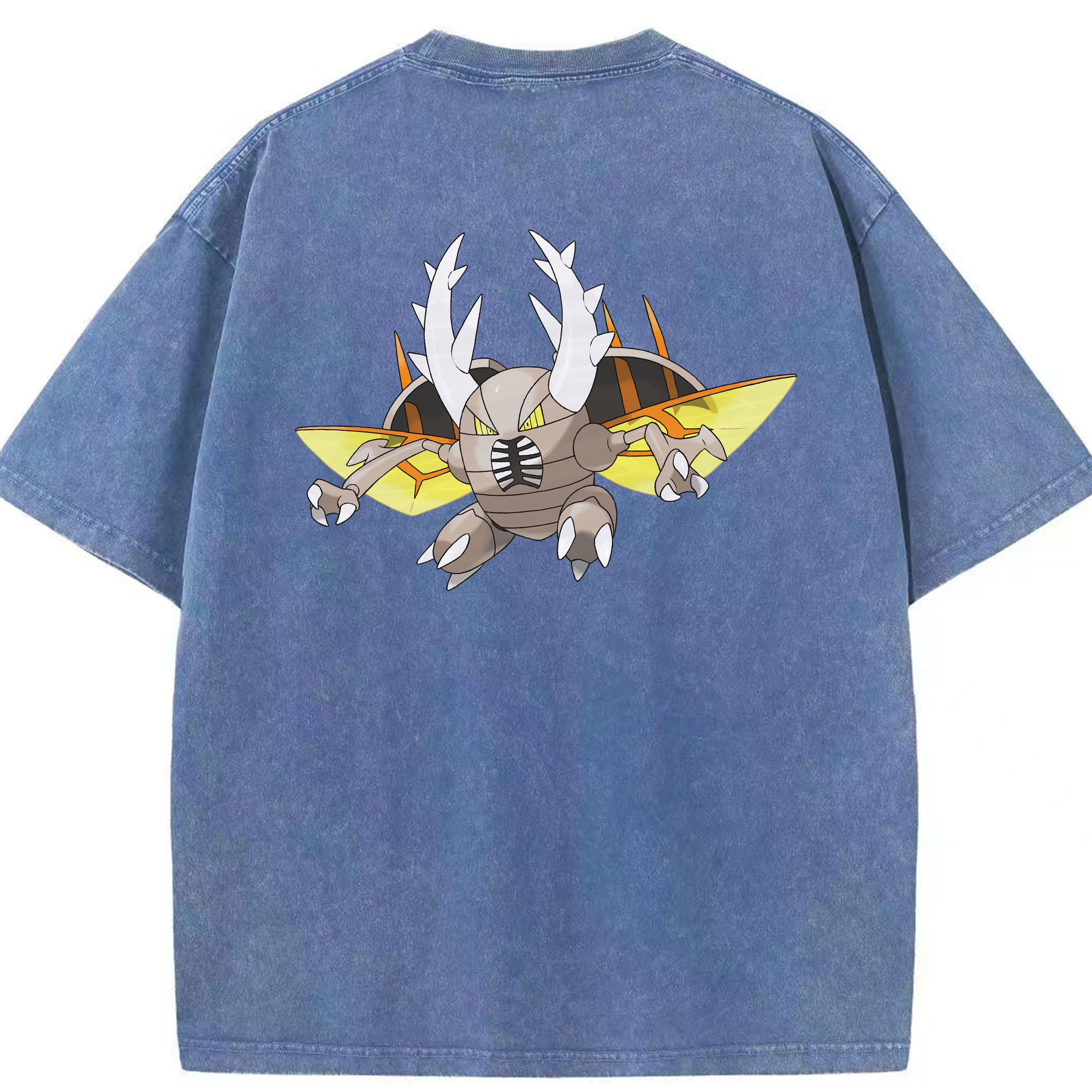 （画像用） ポケットモンスター Pokémon 綿100% ヴィンテージ風 半袖Tシャツ（背面プリント）