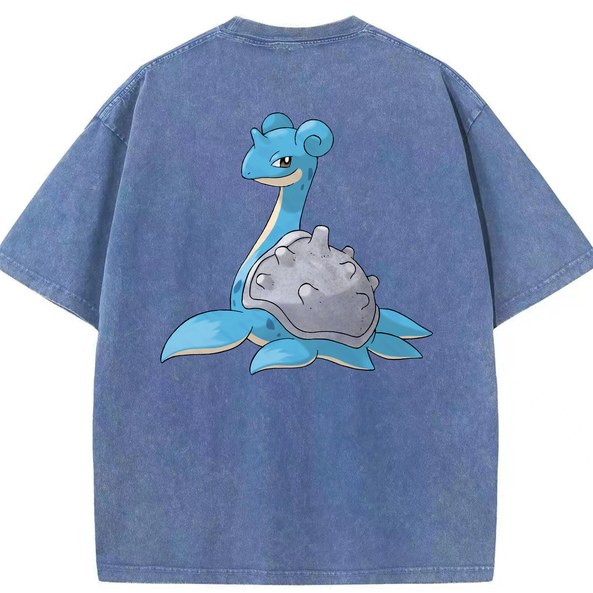 （画像用） ポケットモンスター Pokémon 綿100% ヴィンテージ風 半袖Tシャツ（背面プリント）
