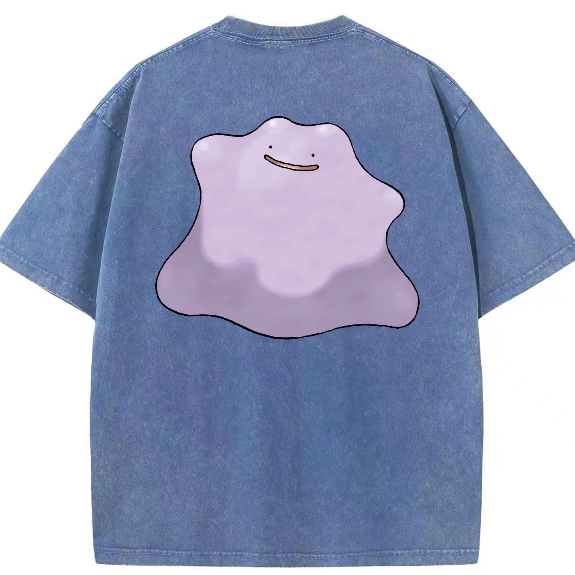 （画像用） ポケットモンスター Pokémon 綿100% ヴィンテージ風 半袖Tシャツ（背面プリント）