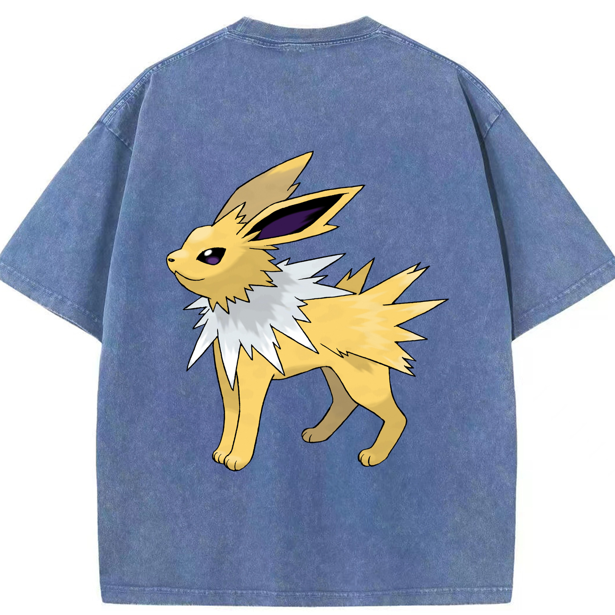 （画像用） ポケットモンスター Pokémon 綿100% ヴィンテージ風 半袖Tシャツ（背面プリント）