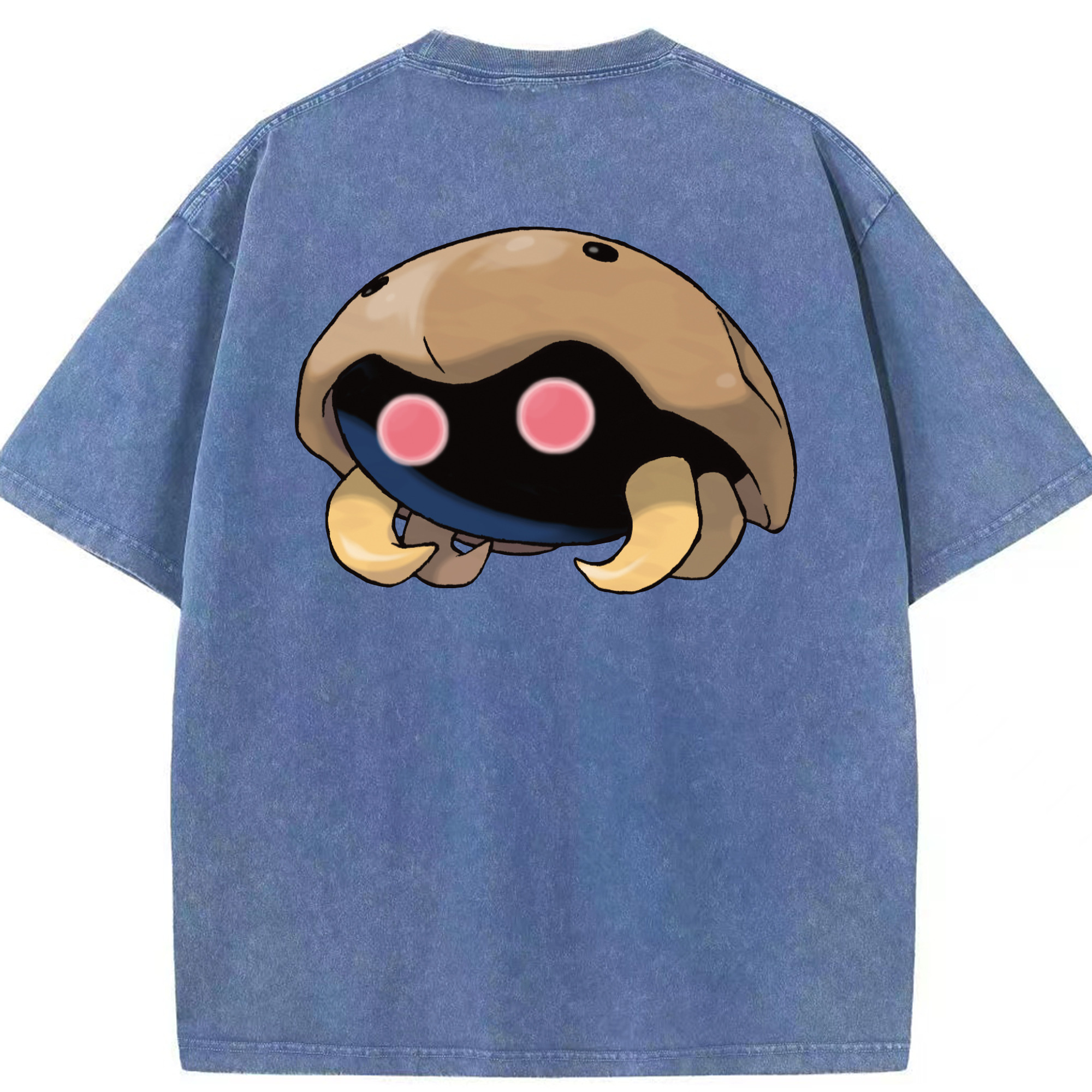 （画像用） ポケットモンスター Pokémon 綿100% ヴィンテージ風 半袖Tシャツ（背面プリント）