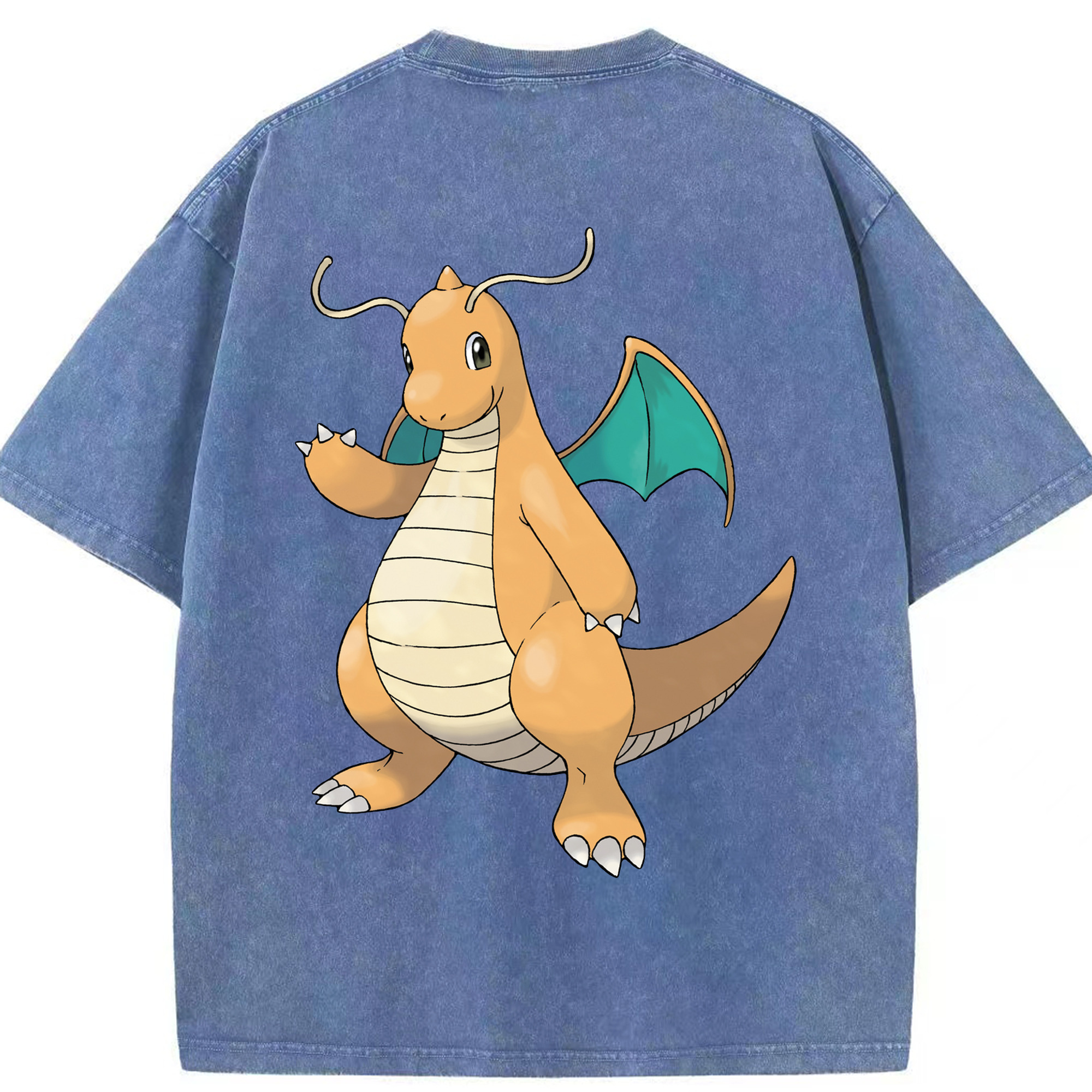 （画像用） ポケットモンスター Pokémon 綿100% ヴィンテージ風 半袖Tシャツ（背面プリント）