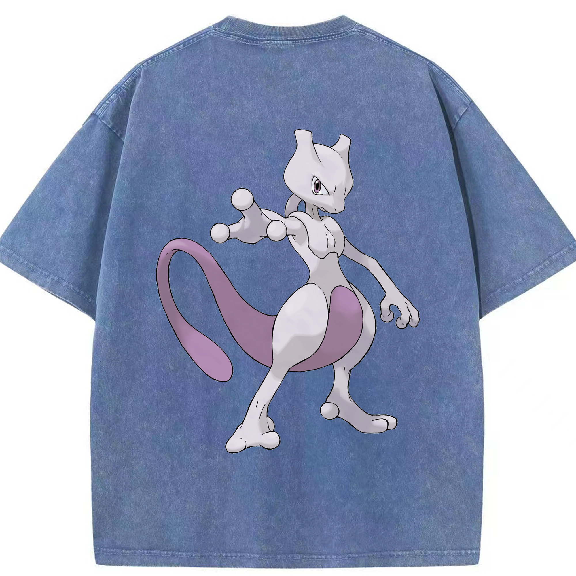 （画像用） ポケットモンスター Pokémon 綿100% ヴィンテージ風 半袖Tシャツ（背面プリント）