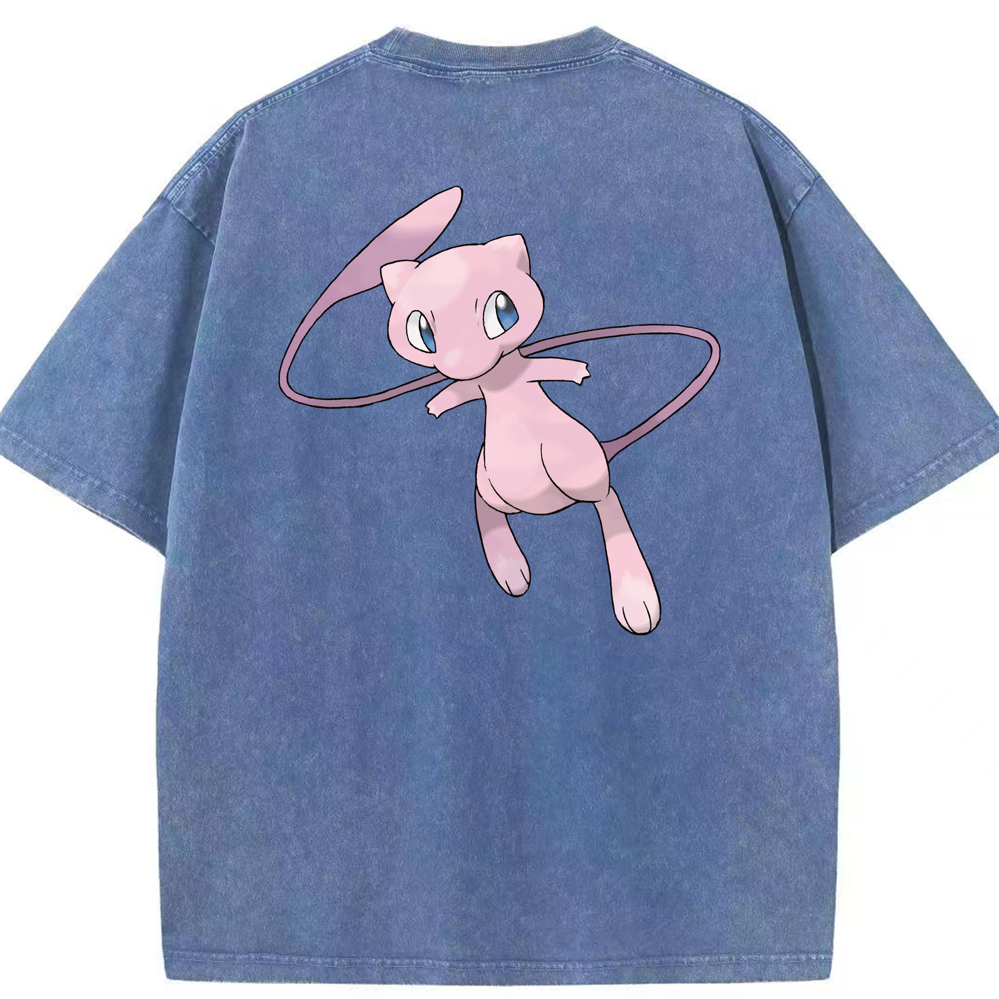 （画像用） ポケットモンスター Pokémon 綿100% ヴィンテージ風 半袖Tシャツ（背面プリント）