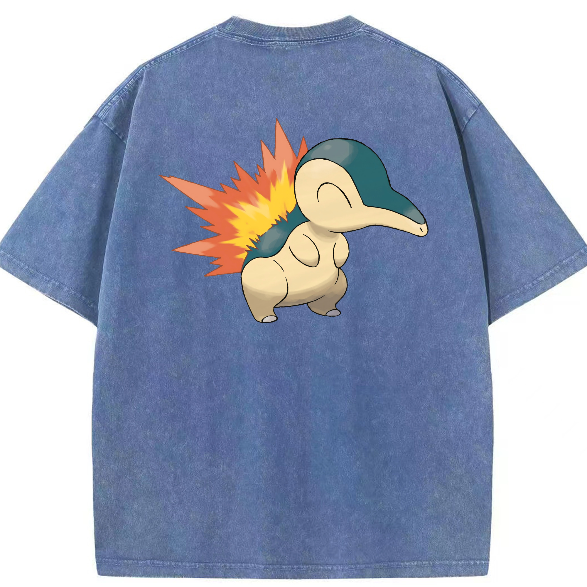 （画像用） ポケットモンスター Pokémon 綿100% ヴィンテージ風 半袖Tシャツ（背面プリント）