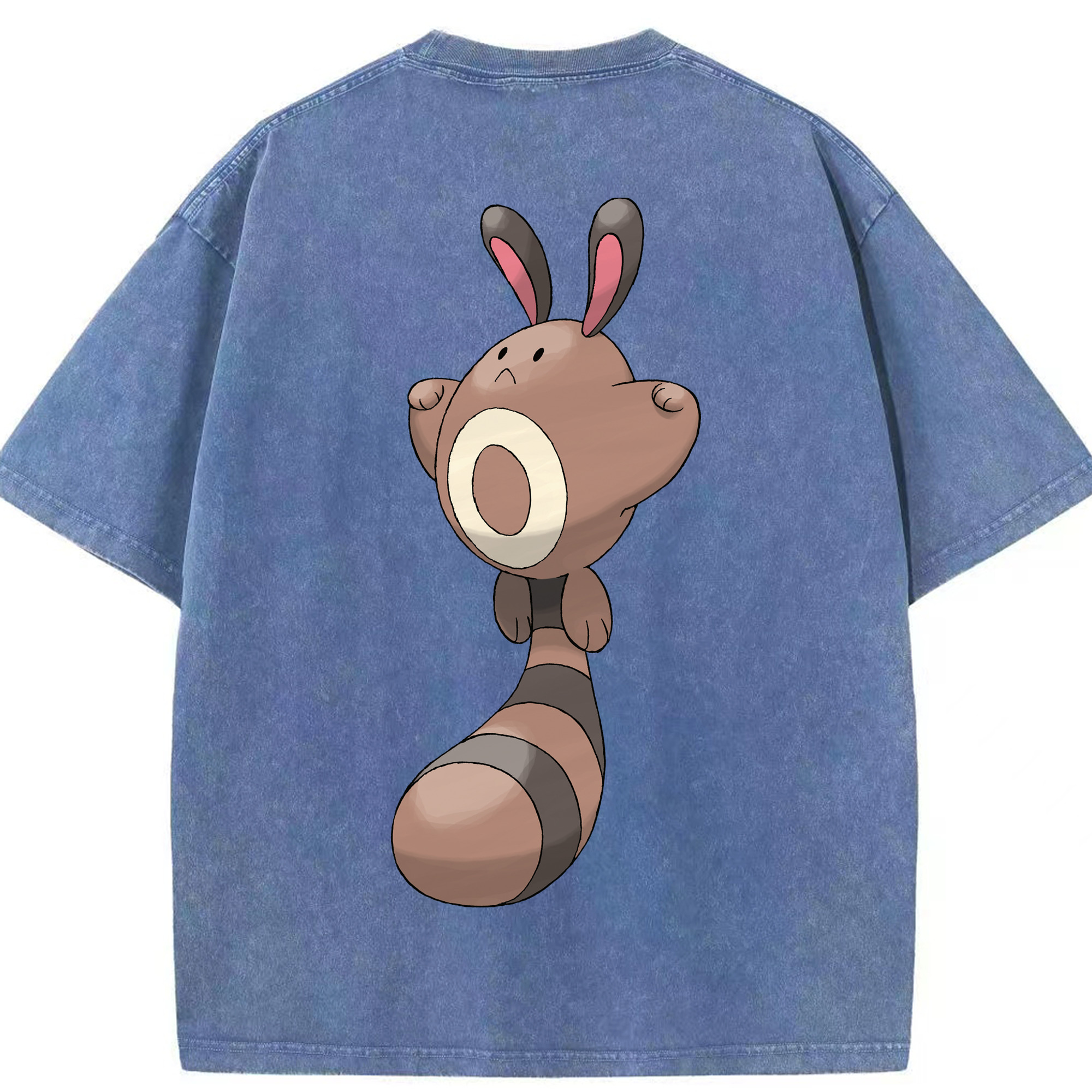 （画像用） ポケットモンスター Pokémon 綿100% ヴィンテージ風 半袖Tシャツ（背面プリント）