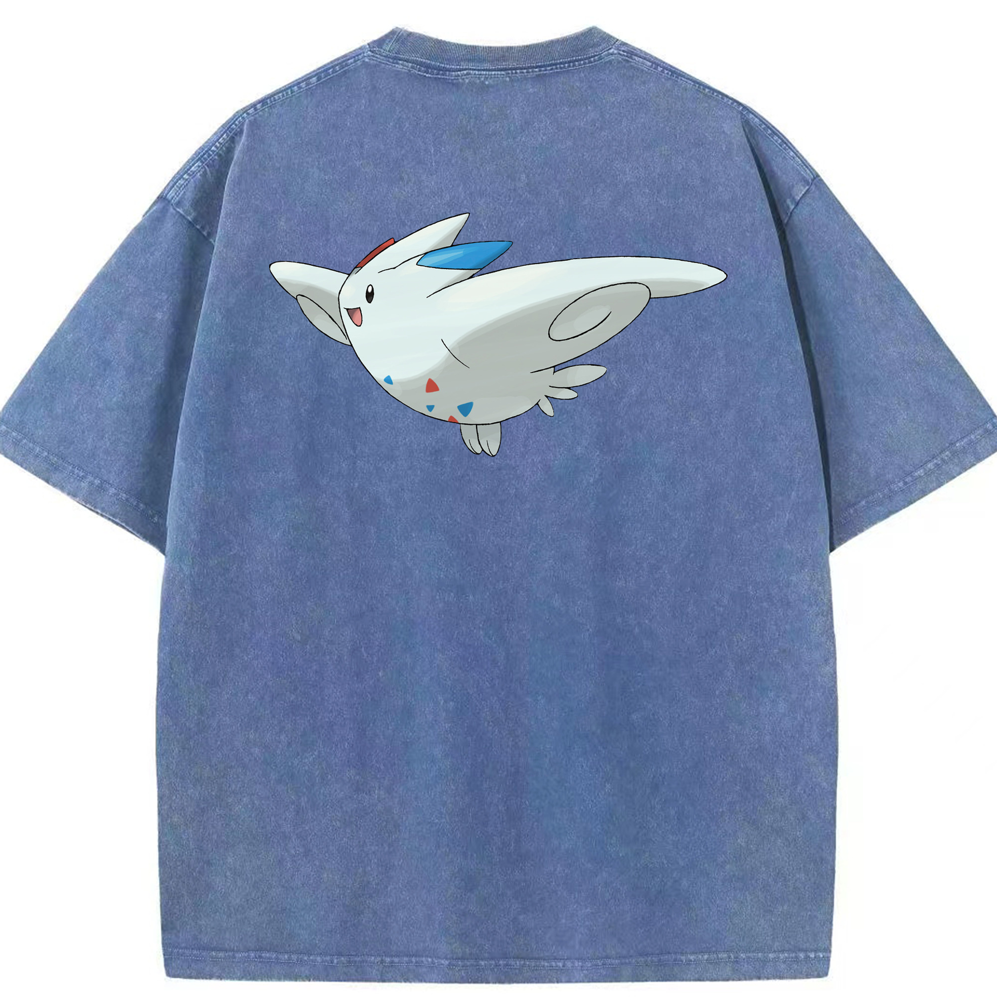 （画像用） ポケットモンスター Pokémon 綿100% ヴィンテージ風 半袖Tシャツ（背面プリント）