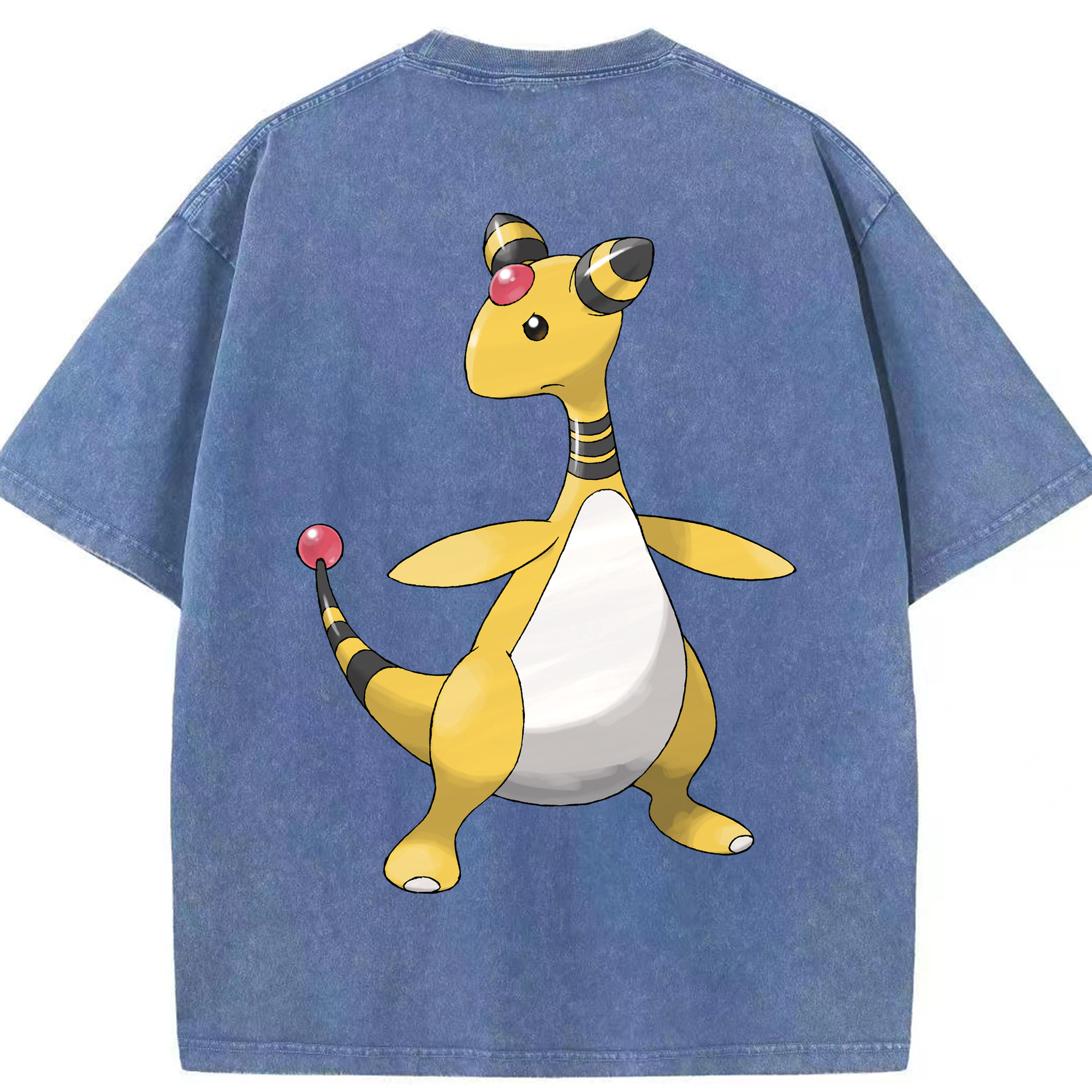 （画像用） ポケットモンスター Pokémon 綿100% ヴィンテージ風 半袖Tシャツ（背面プリント）