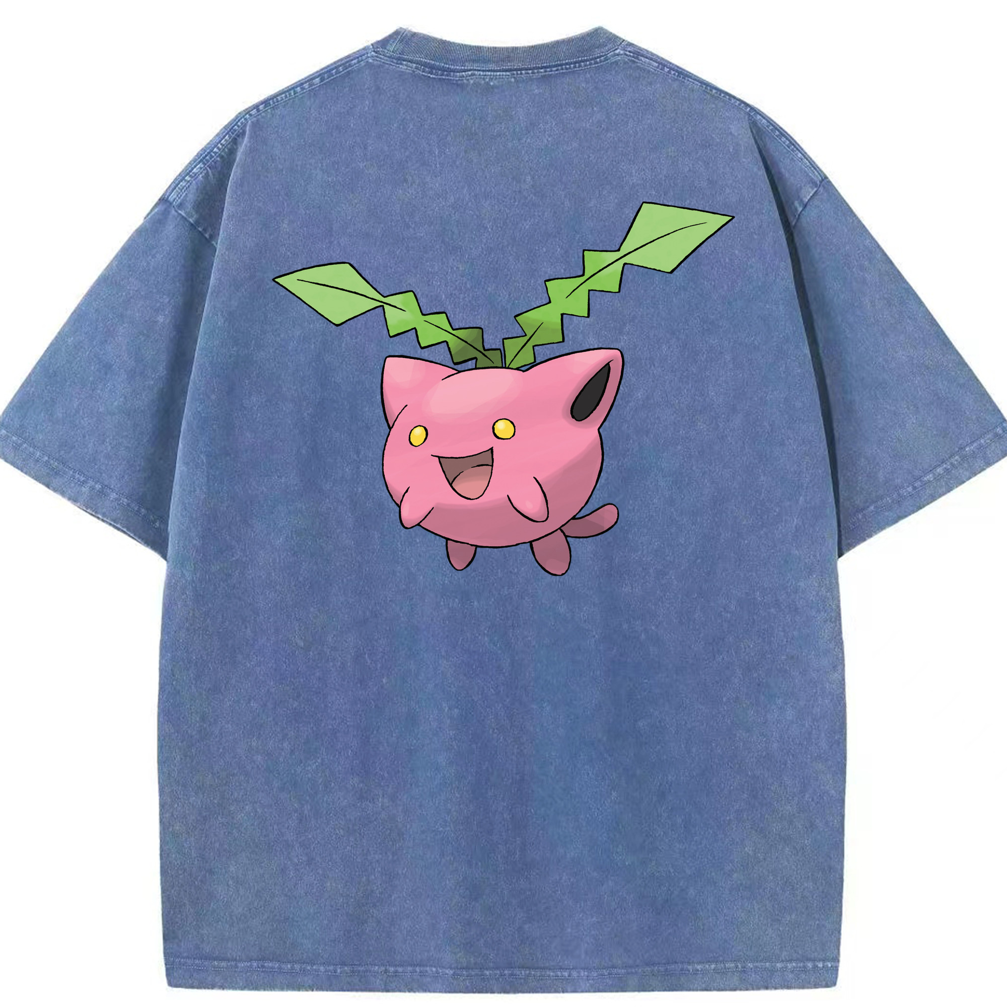 （画像用） ポケットモンスター Pokémon 綿100% ヴィンテージ風 半袖Tシャツ（背面プリント）