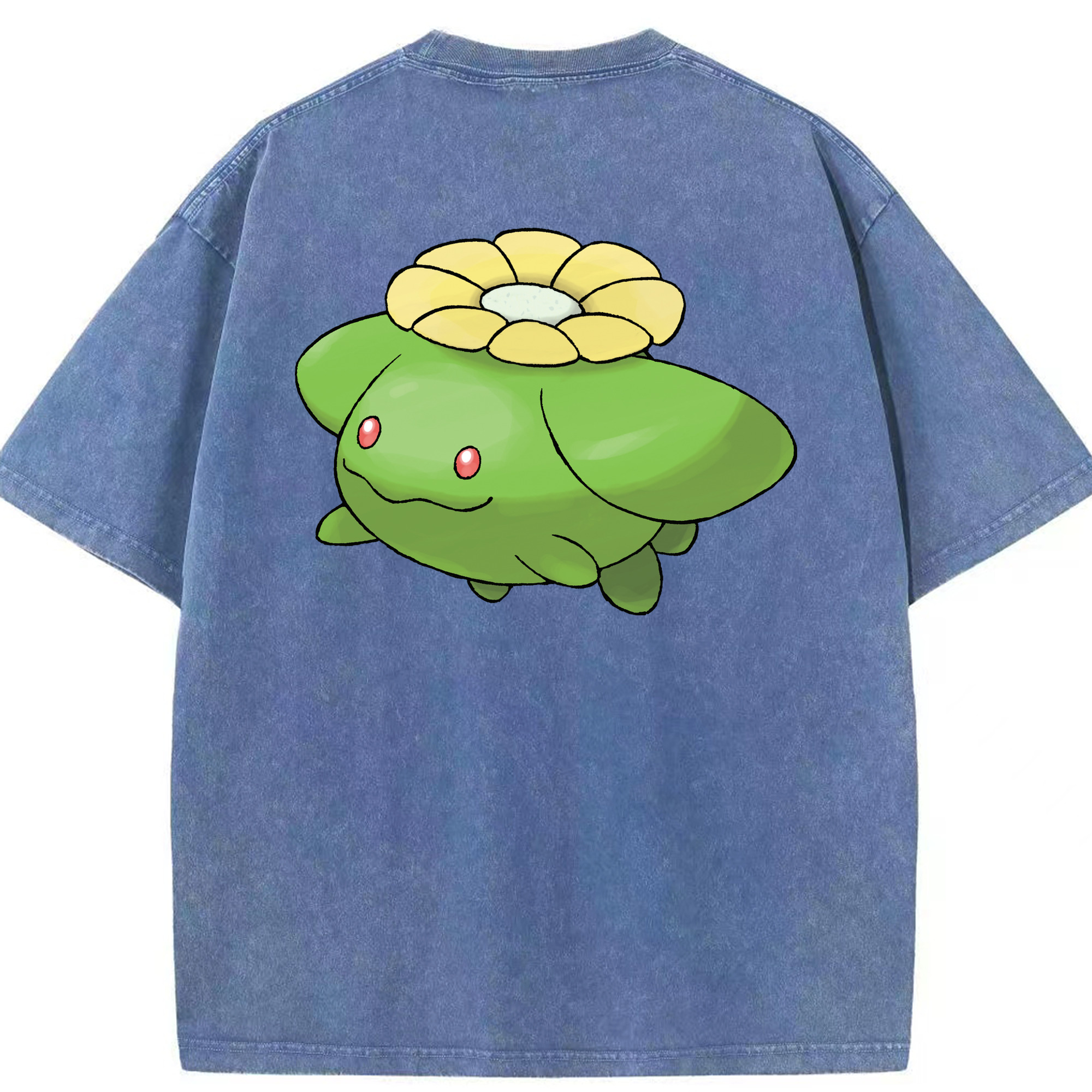（画像用） ポケットモンスター Pokémon 綿100% ヴィンテージ風 半袖Tシャツ（背面プリント）