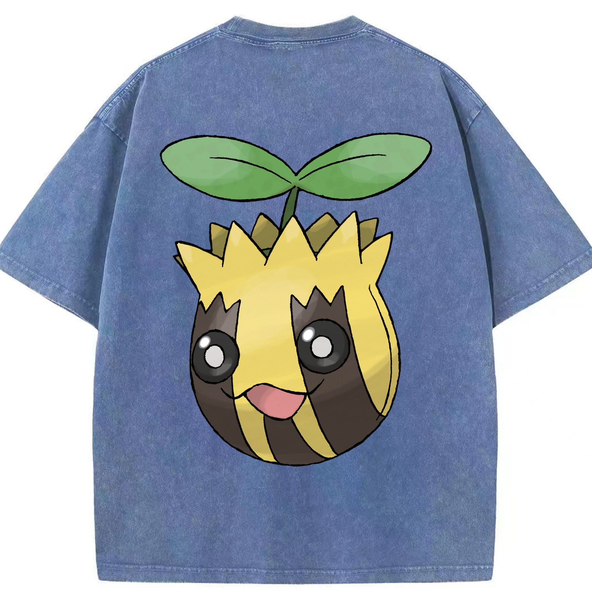 （画像用） ポケットモンスター Pokémon 綿100% ヴィンテージ風 半袖Tシャツ（背面プリント）