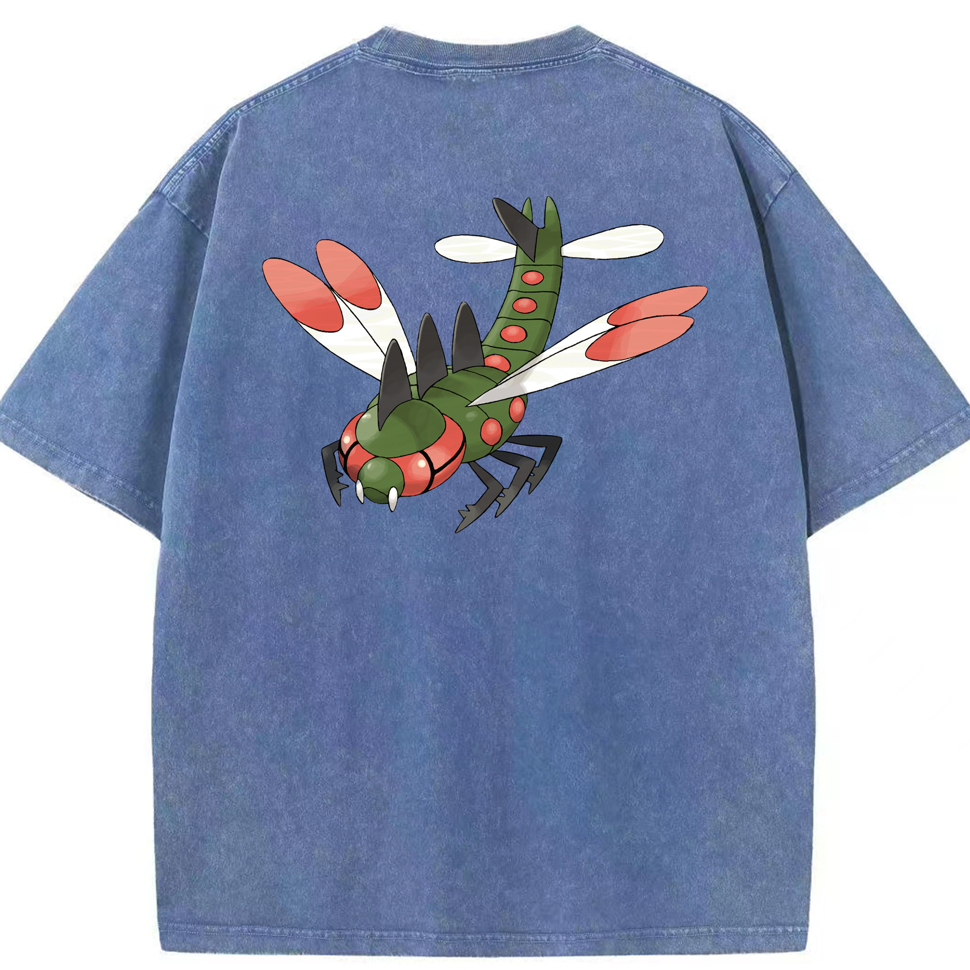 （画像用） ポケットモンスター Pokémon 綿100% ヴィンテージ風 半袖Tシャツ（背面プリント）