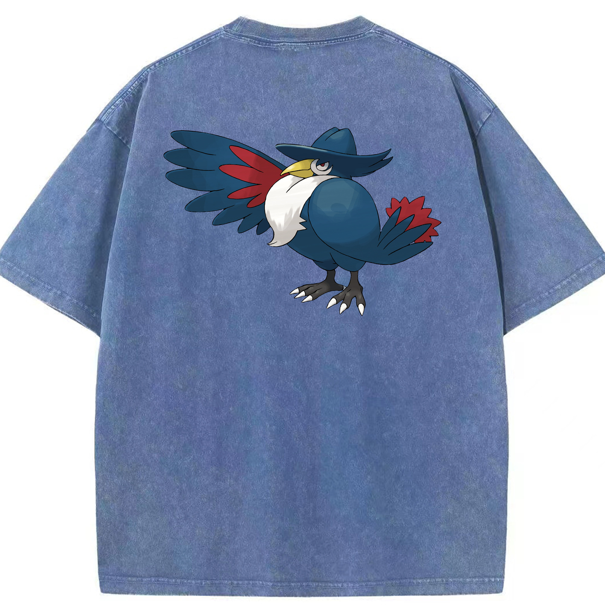 （画像用） ポケットモンスター Pokémon 綿100% ヴィンテージ風 半袖Tシャツ（背面プリント）