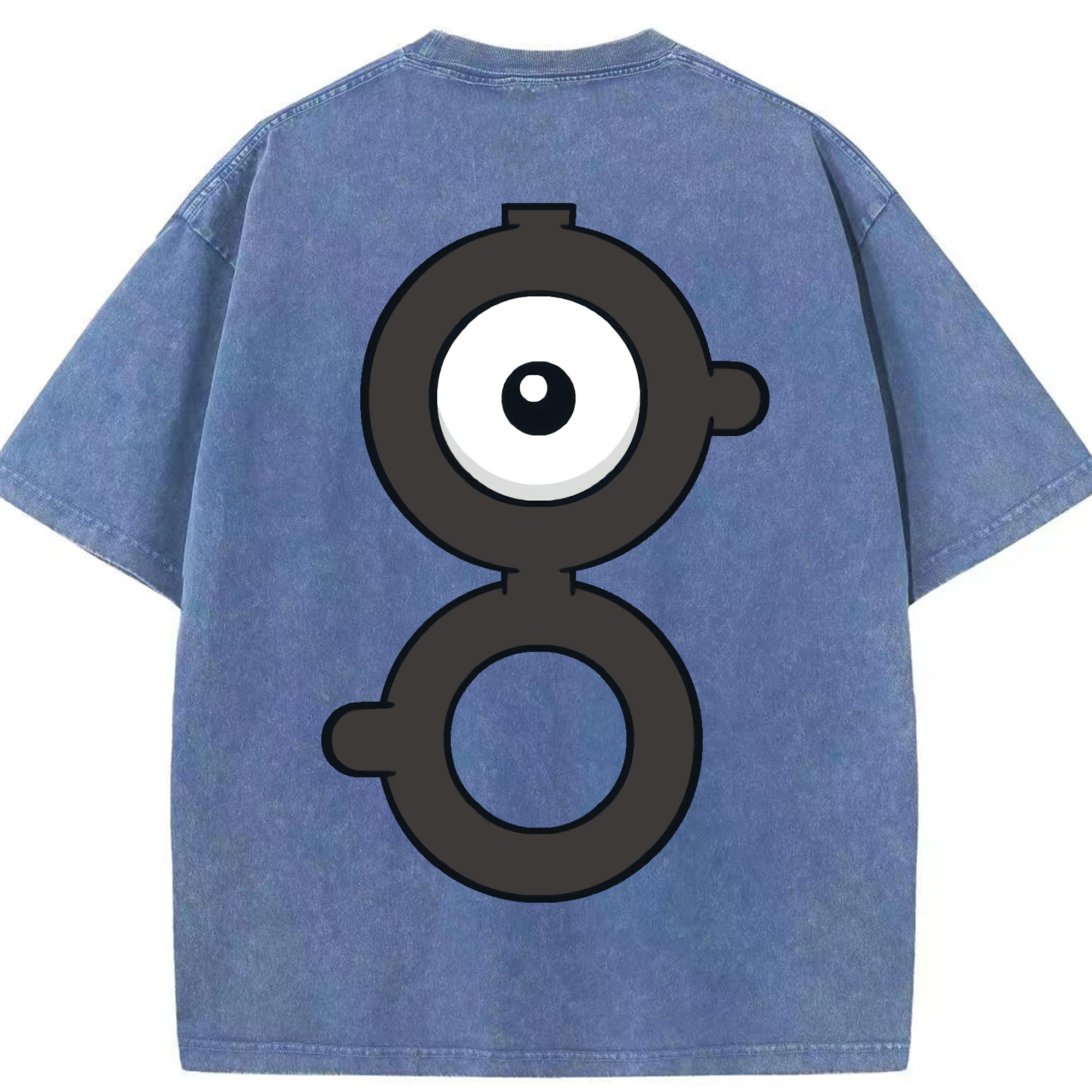 （画像用） ポケットモンスター Pokémon 綿100% ヴィンテージ風 半袖Tシャツ（背面プリント）