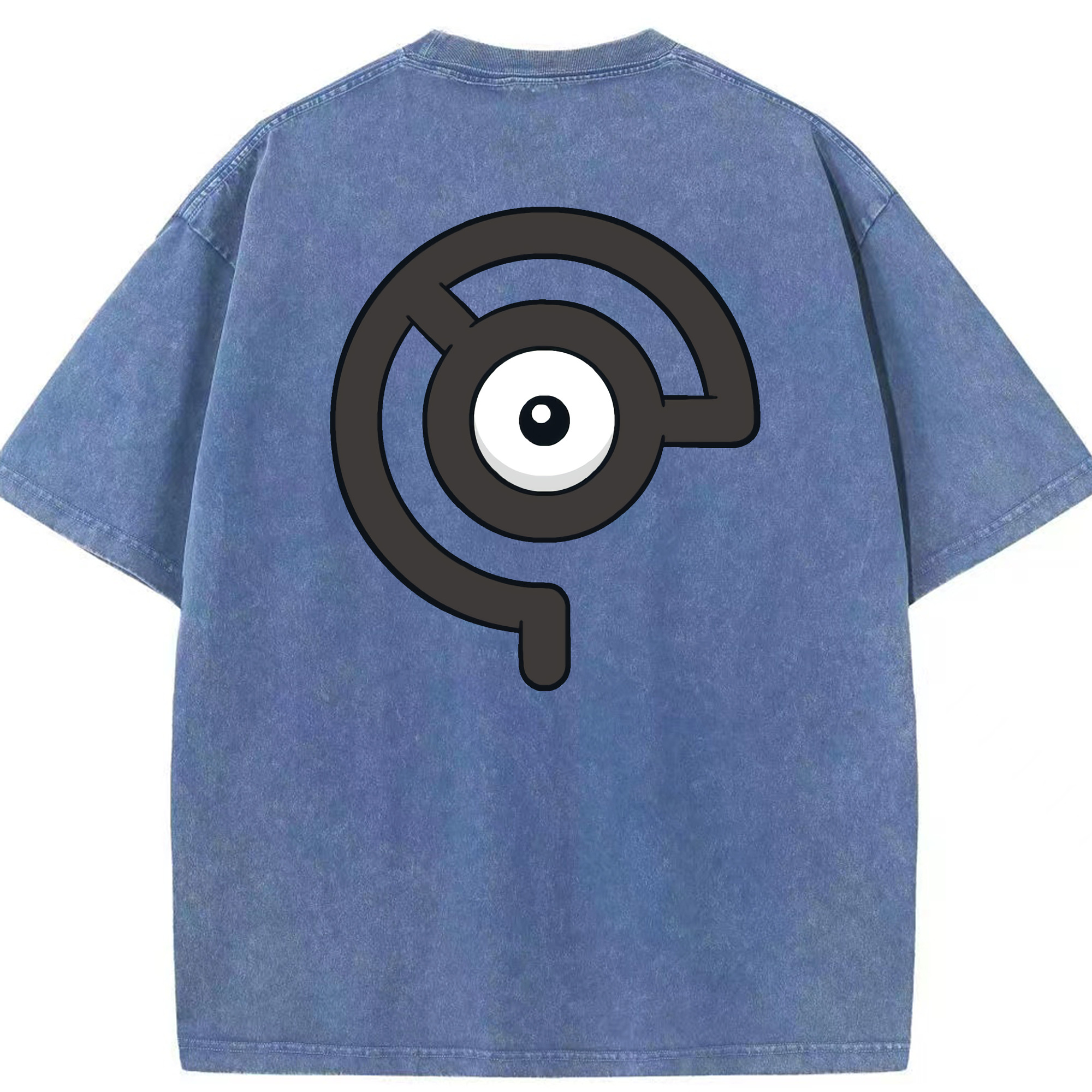 （画像用） ポケットモンスター Pokémon 綿100% ヴィンテージ風 半袖Tシャツ（背面プリント）