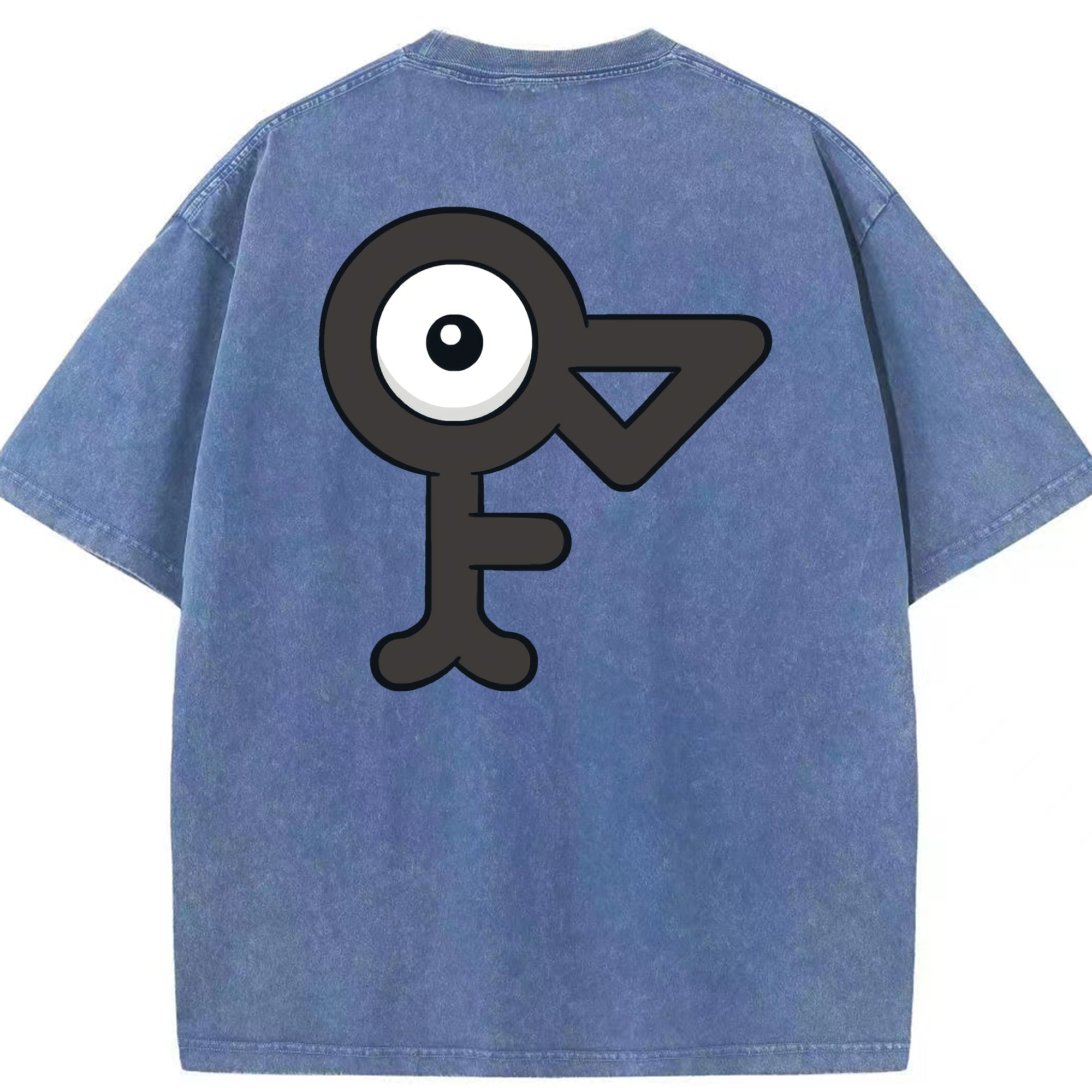 （画像用） ポケットモンスター Pokémon 綿100% ヴィンテージ風 半袖Tシャツ（背面プリント）