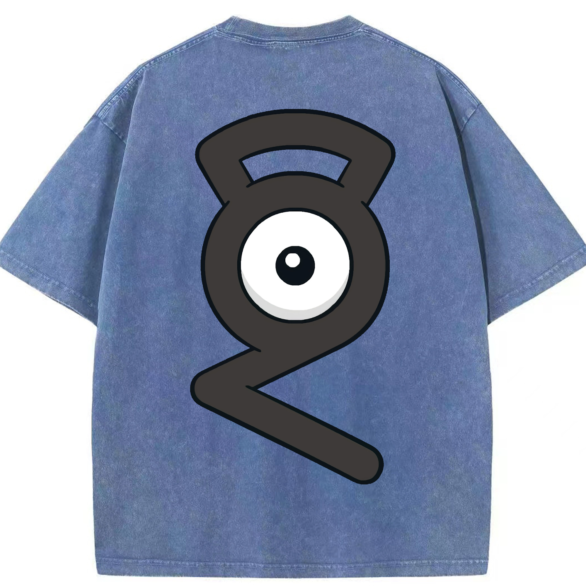 （画像用） ポケットモンスター Pokémon 綿100% ヴィンテージ風 半袖Tシャツ（背面プリント）