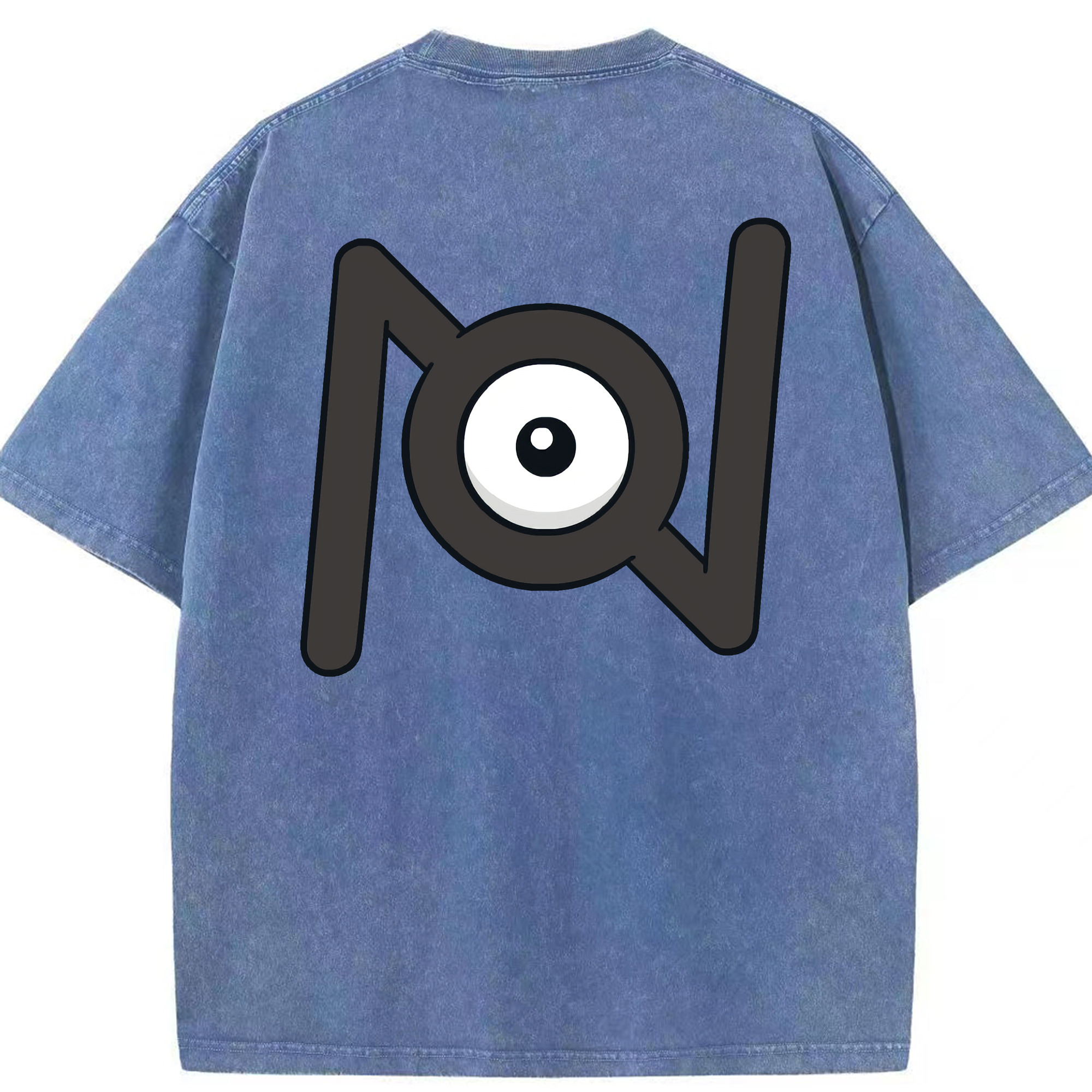 （画像用） ポケットモンスター Pokémon 綿100% ヴィンテージ風 半袖Tシャツ（背面プリント）
