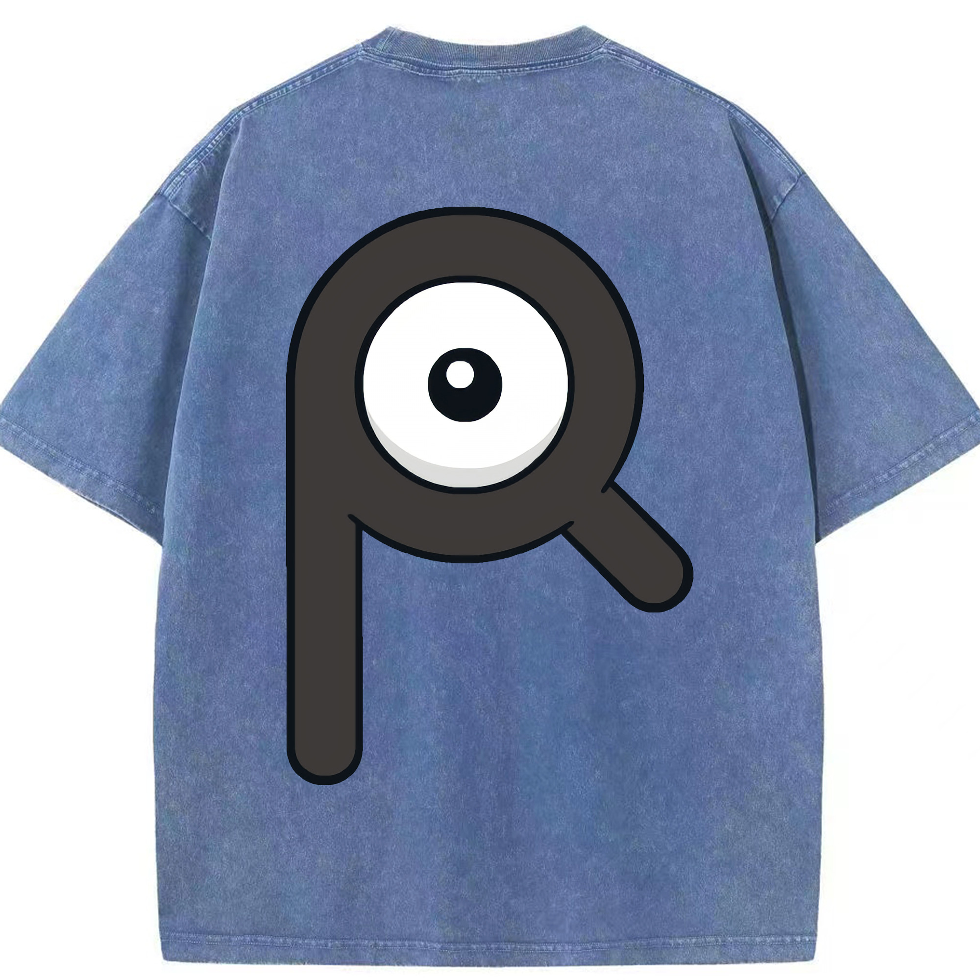 （画像用） ポケットモンスター Pokémon 綿100% ヴィンテージ風 半袖Tシャツ（背面プリント）