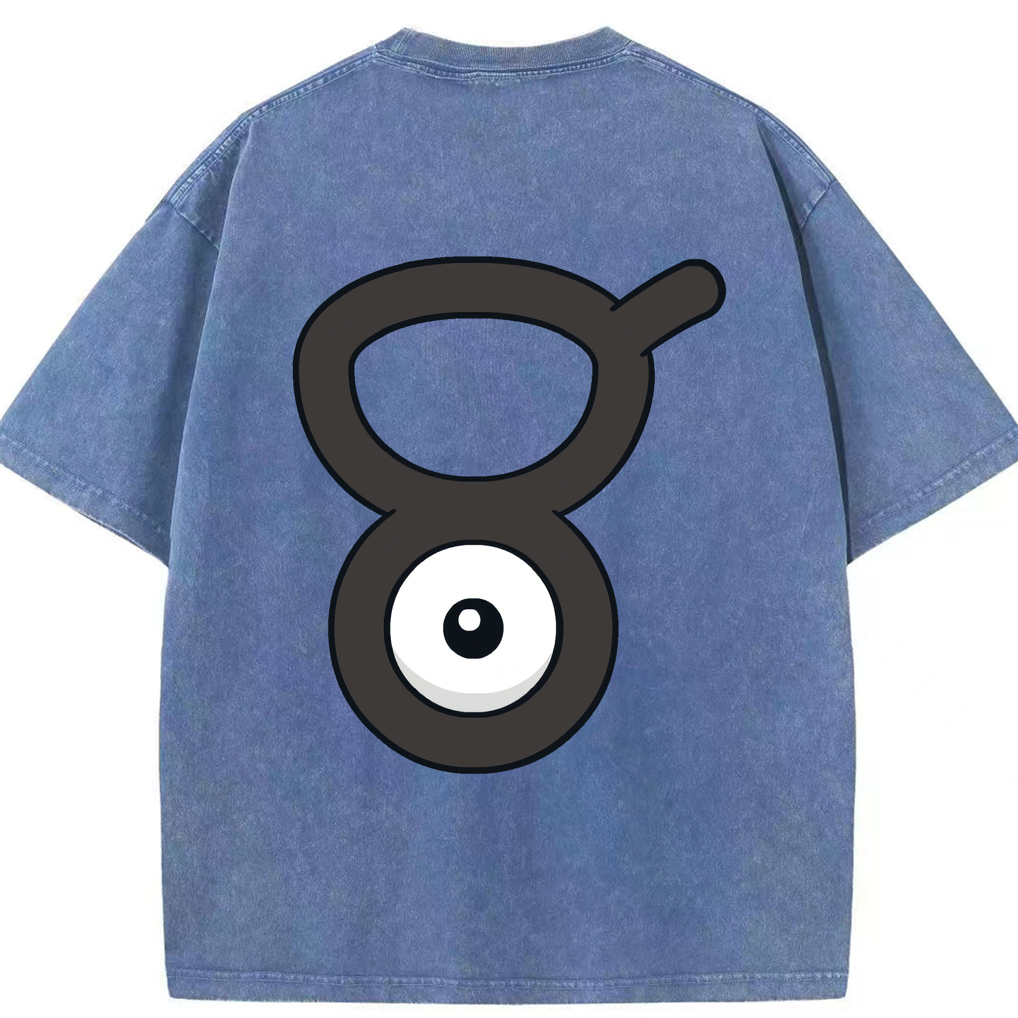 （画像用） ポケットモンスター Pokémon 綿100% ヴィンテージ風 半袖Tシャツ（背面プリント）