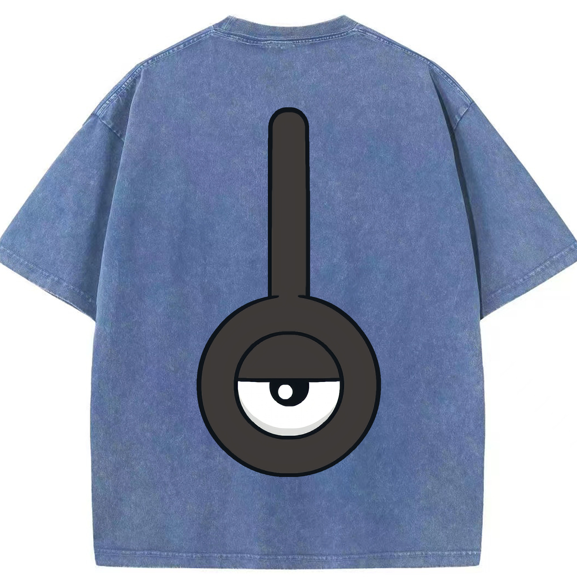 （画像用） ポケットモンスター Pokémon 綿100% ヴィンテージ風 半袖Tシャツ（背面プリント）