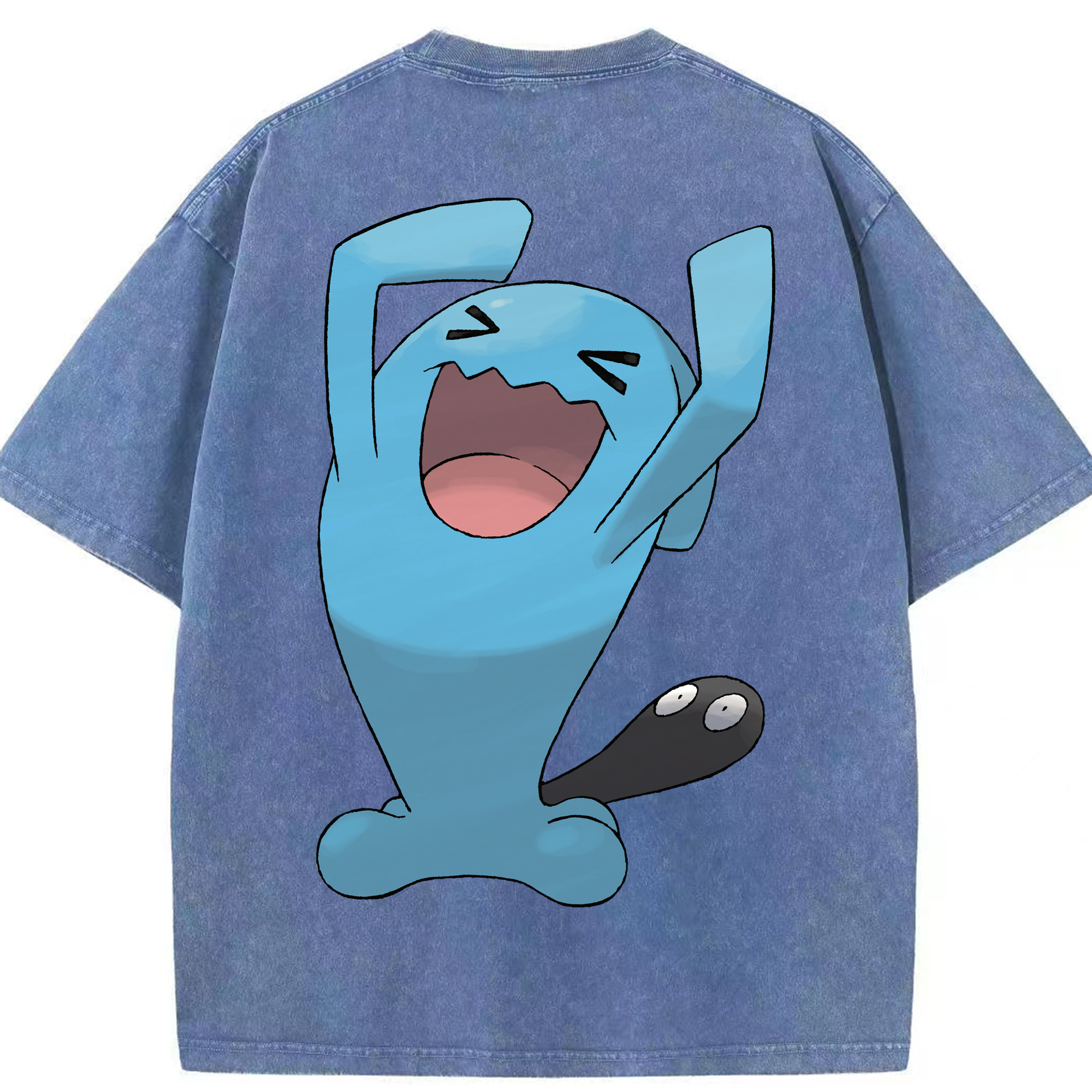 （画像用） ポケットモンスター Pokémon 綿100% ヴィンテージ風 半袖Tシャツ（背面プリント）