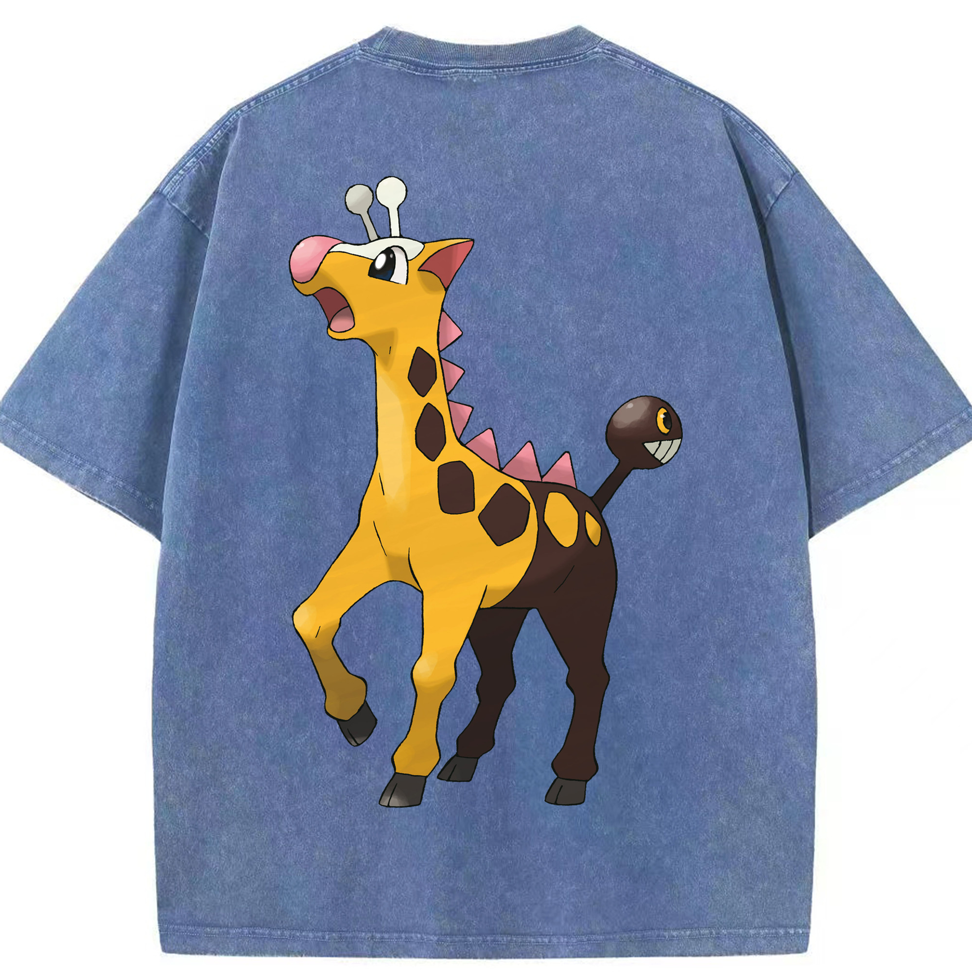 （画像用） ポケットモンスター Pokémon 綿100% ヴィンテージ風 半袖Tシャツ（背面プリント）