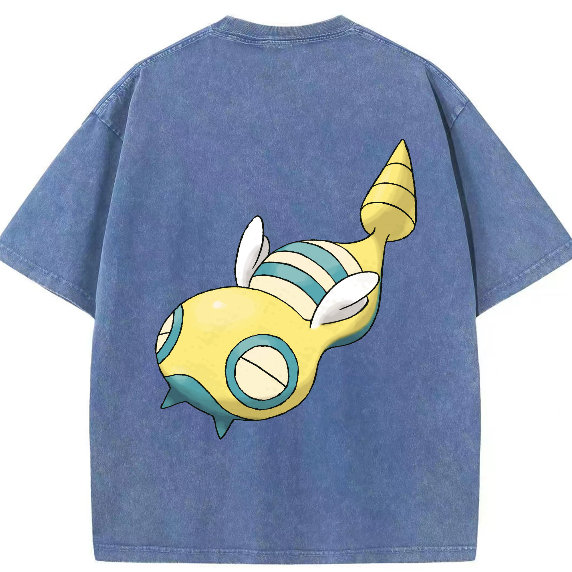 （画像用） ポケットモンスター Pokémon 綿100% ヴィンテージ風 半袖Tシャツ（背面プリント）