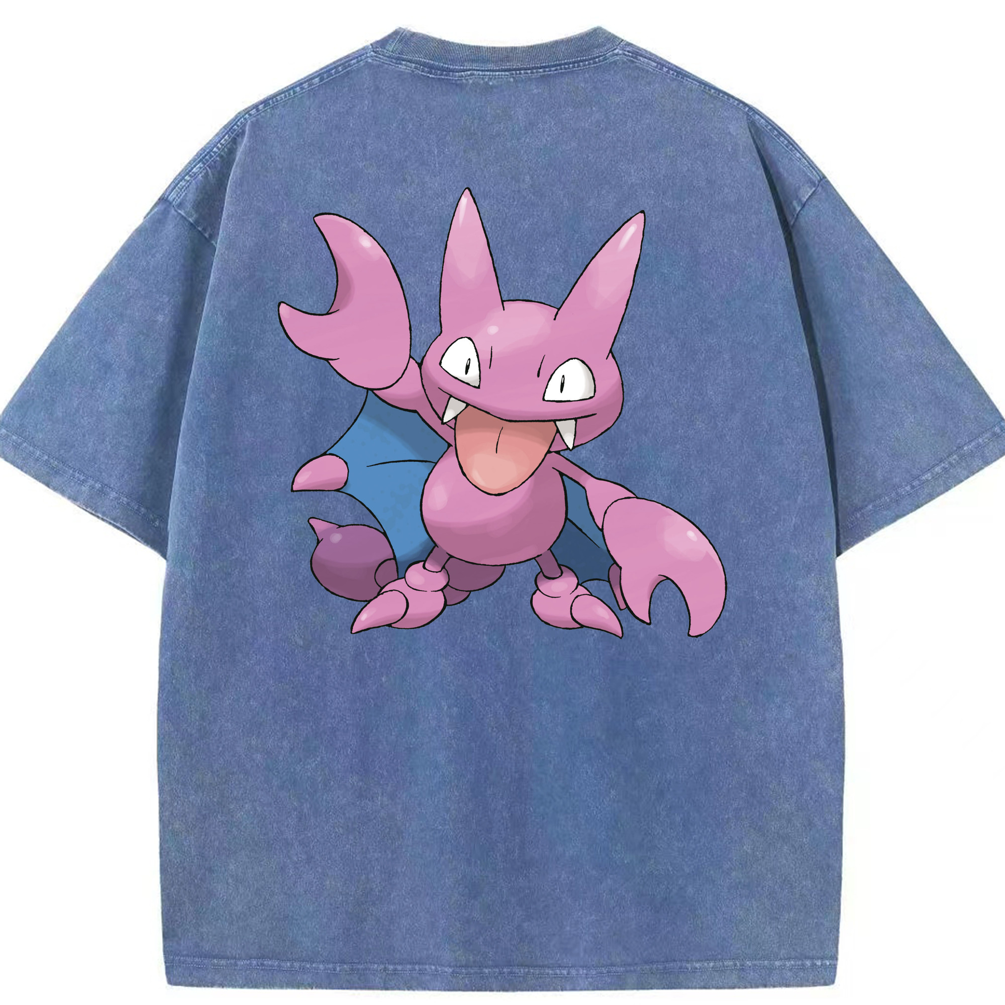 （画像用） ポケットモンスター Pokémon 綿100% ヴィンテージ風 半袖Tシャツ（背面プリント）